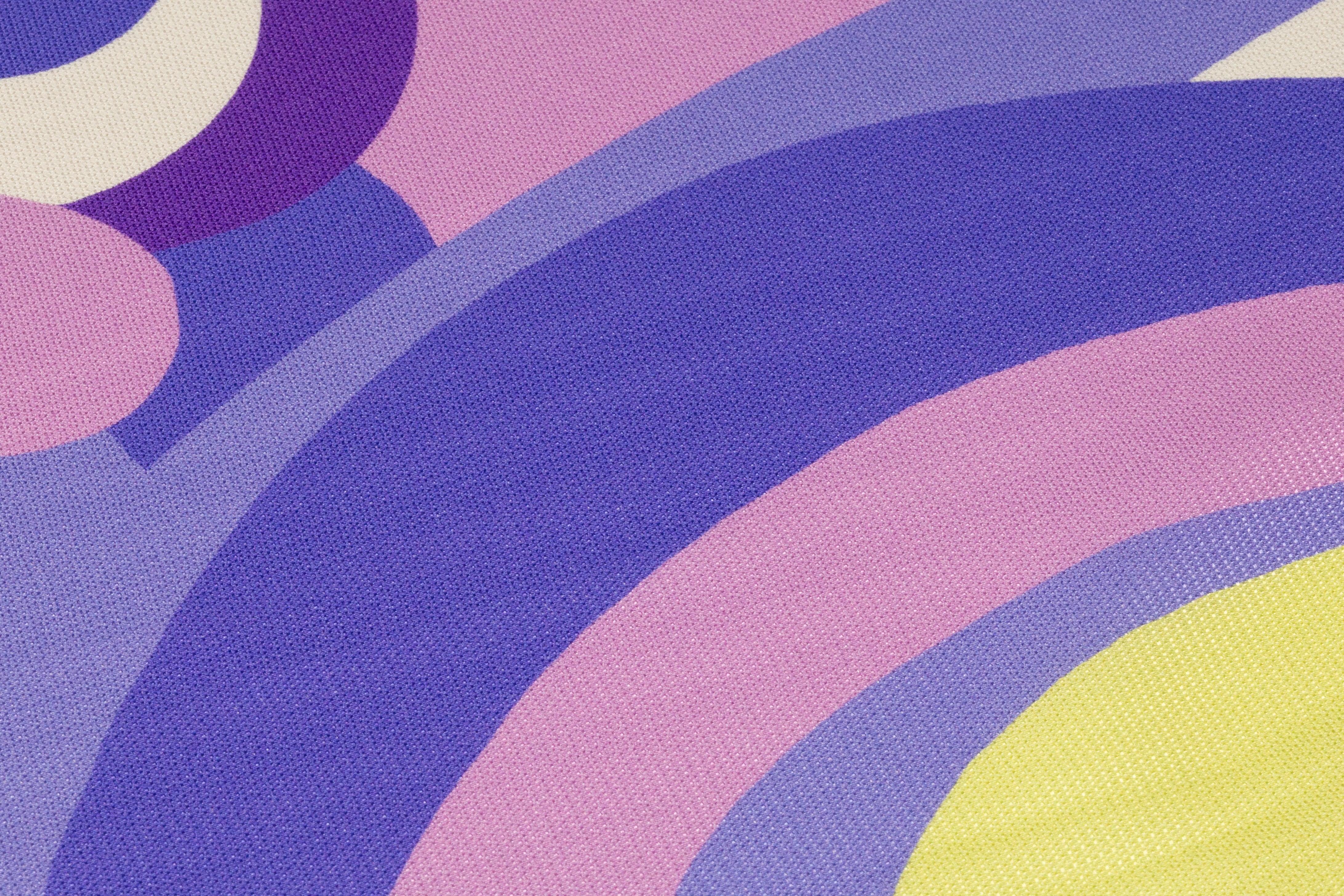 Abstract Italian Silk Marquisette - Purple