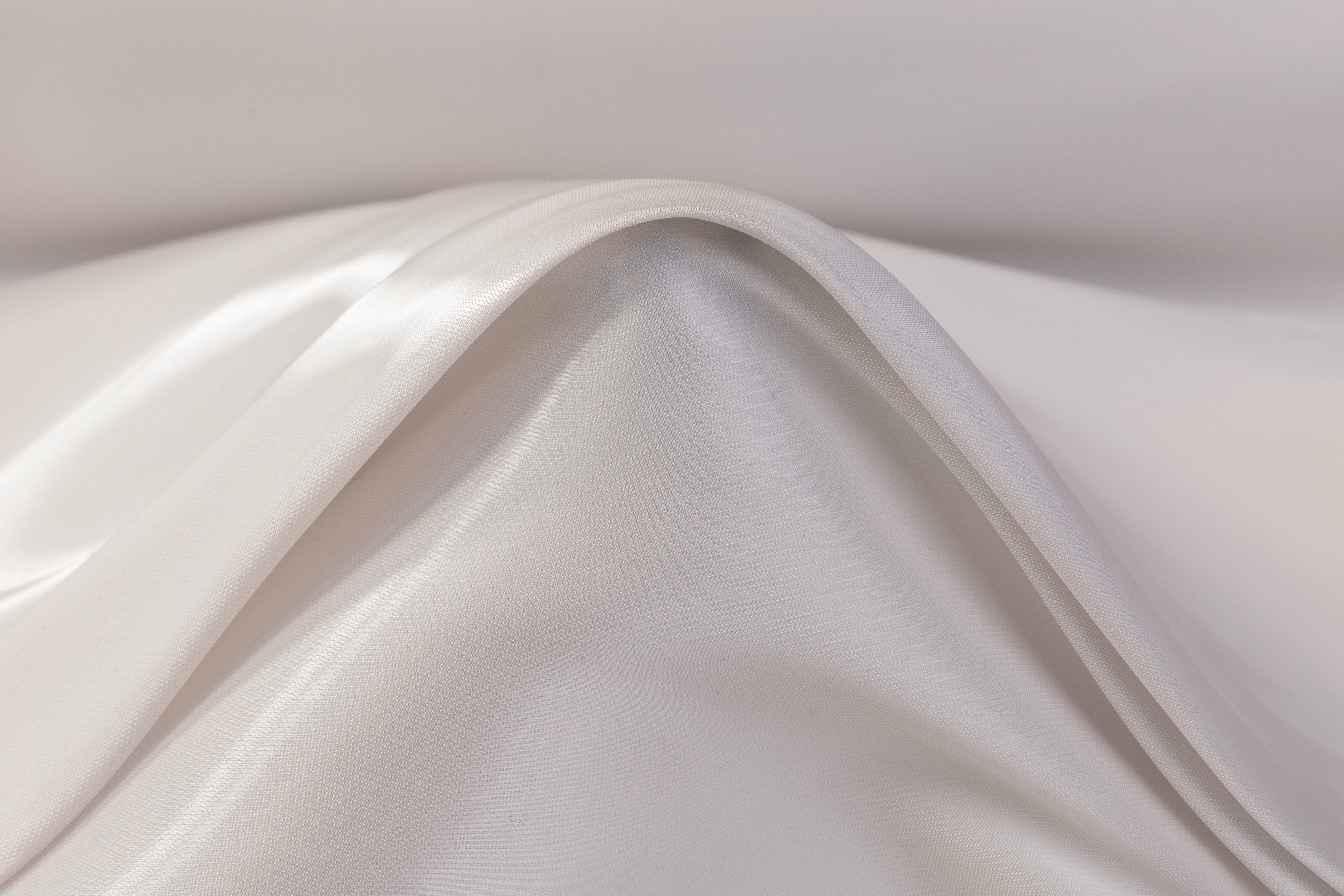 Italian Liquid Satin Lamé - Silver