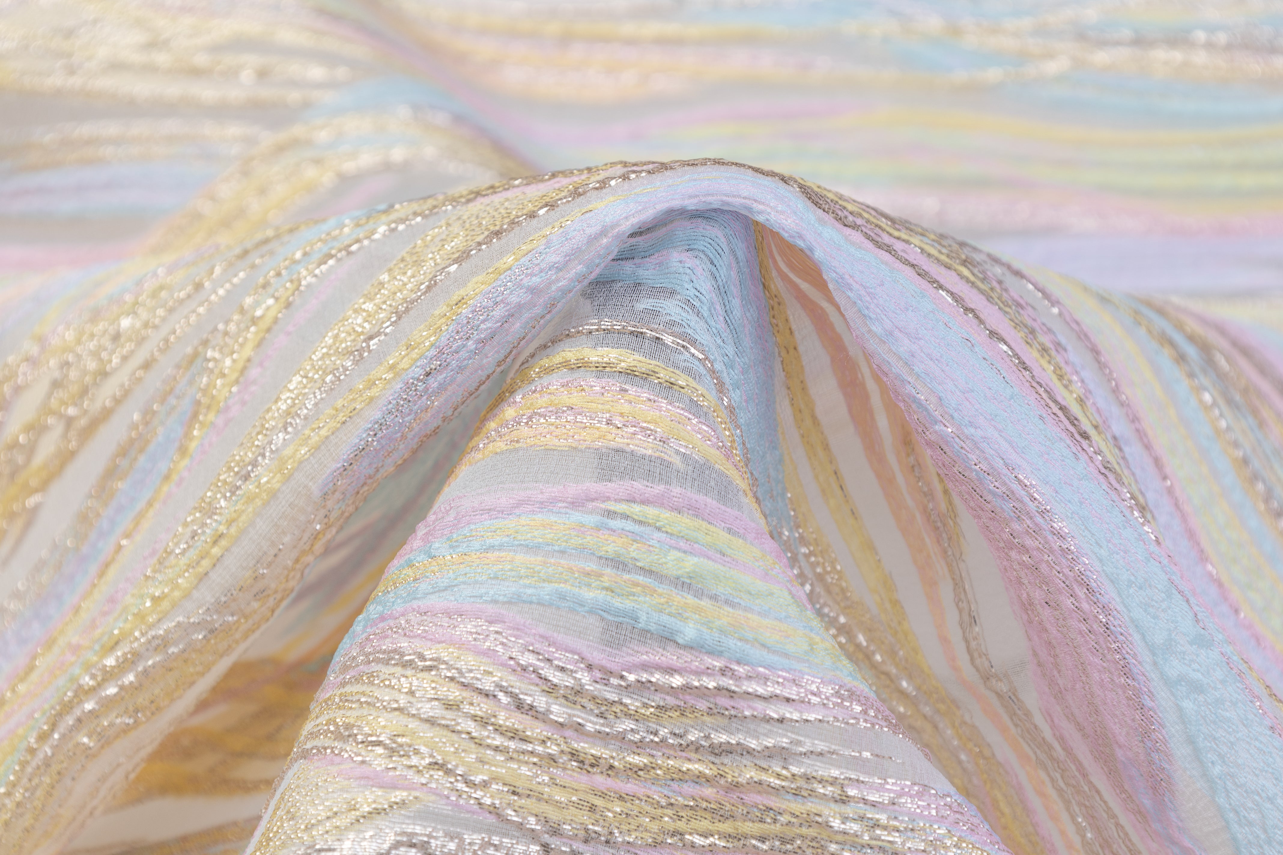 Italian Silk Blend Decoupé - Multicolor