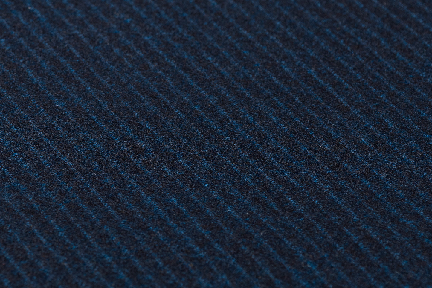 Striped Italian Wool Flannel - Blue