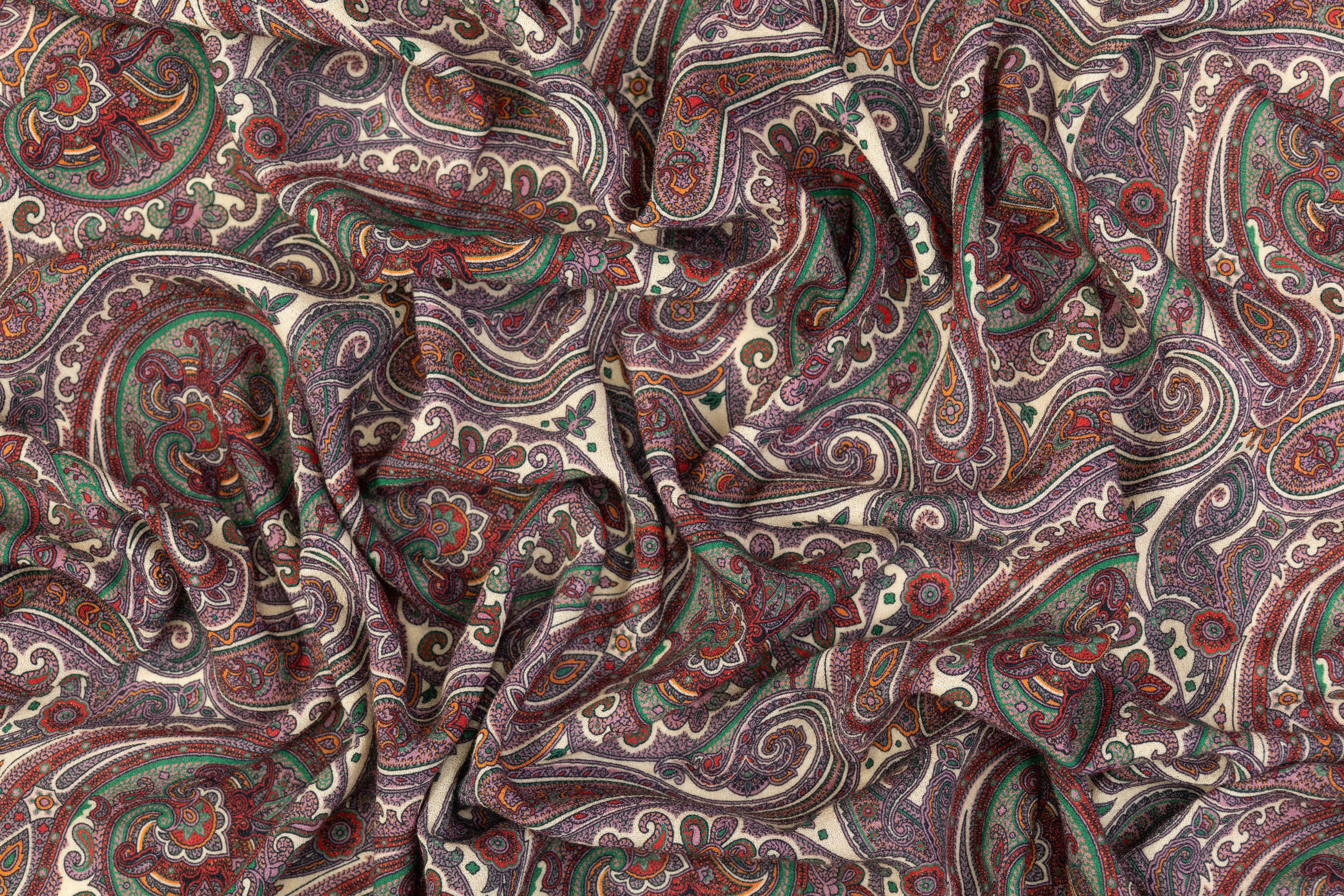 Etro - Printed Italian Wool Crepe - Multicolor