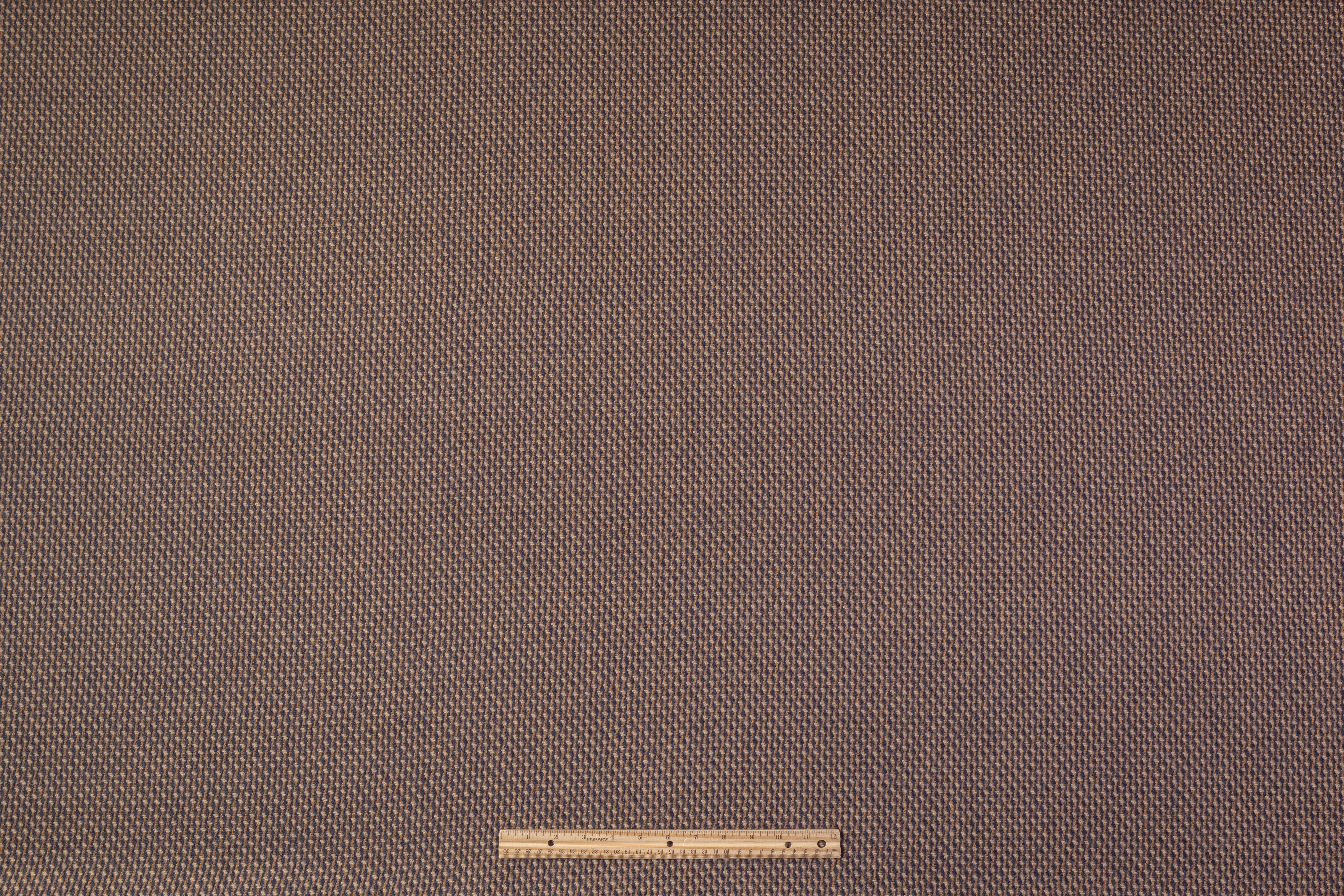 Italian Wool Tweed - Navy / Beige