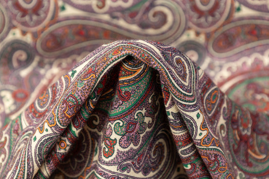 Etro - Printed Italian Wool Crepe - Multicolor
