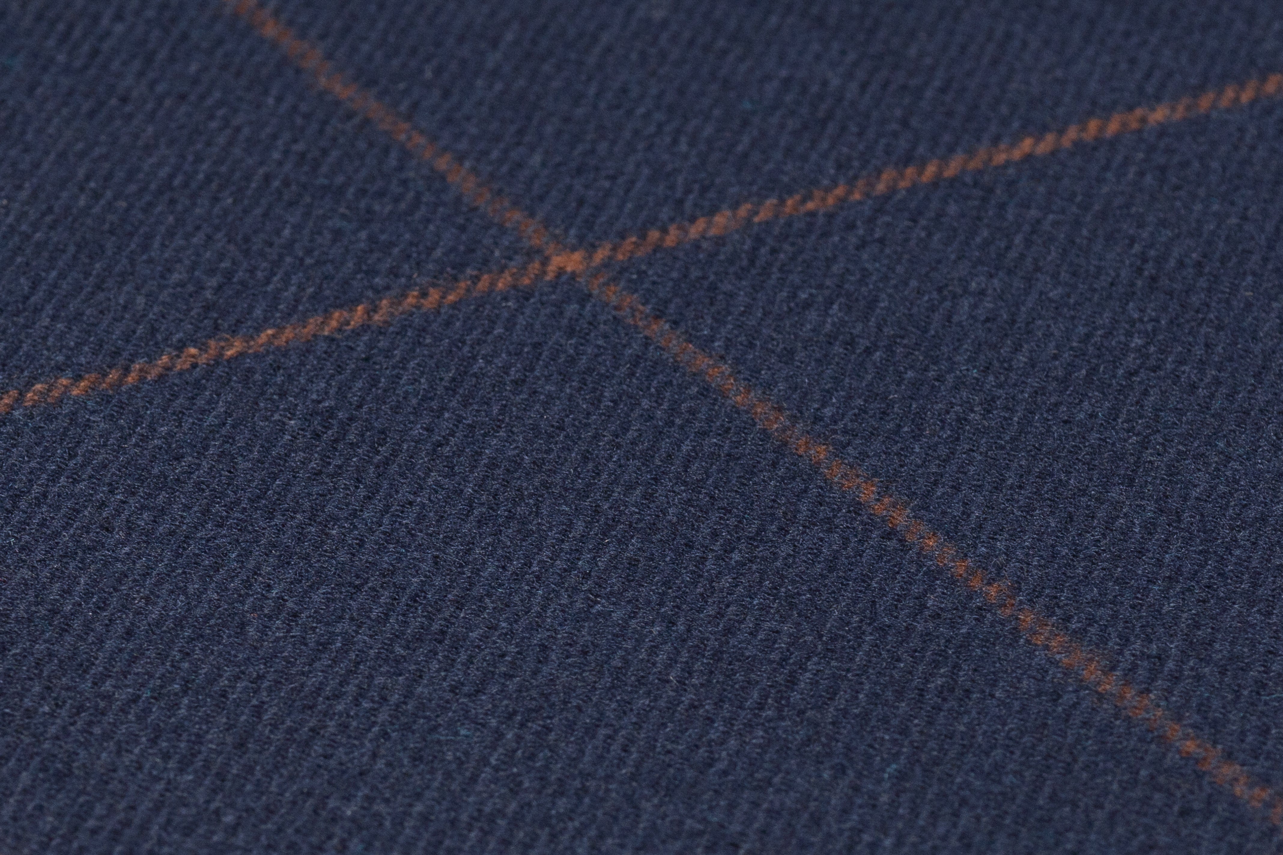 Carnet - Double Faced Italian Wool Coating - Teal / Navy