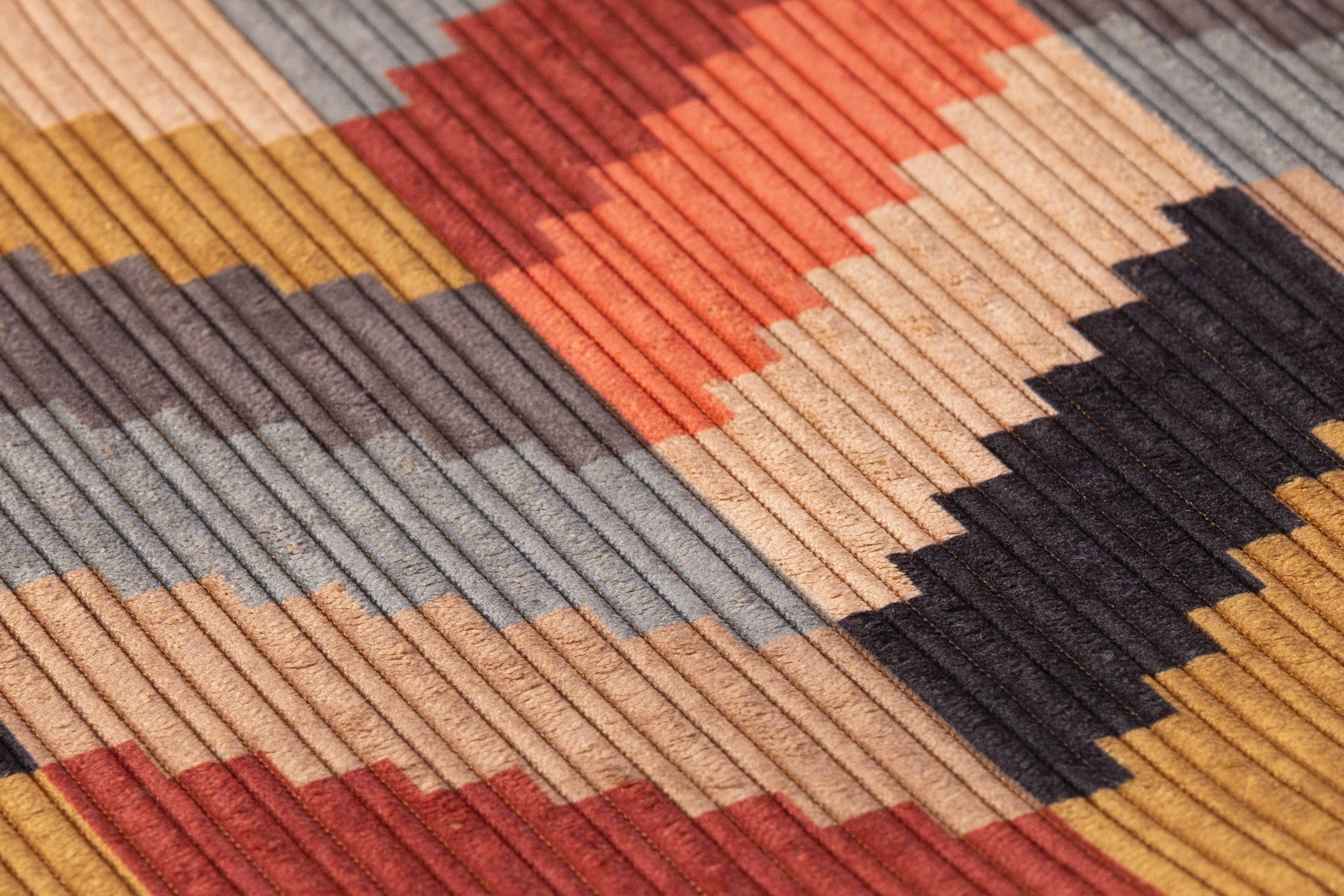 Chevron Italian Corduroy - Multicolor