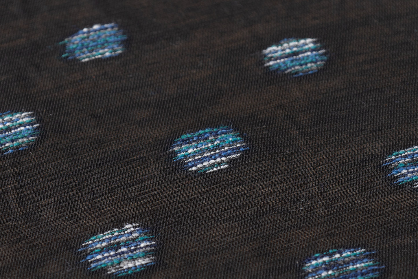 Italian Viscose Fil Coupé - Black / Blue
