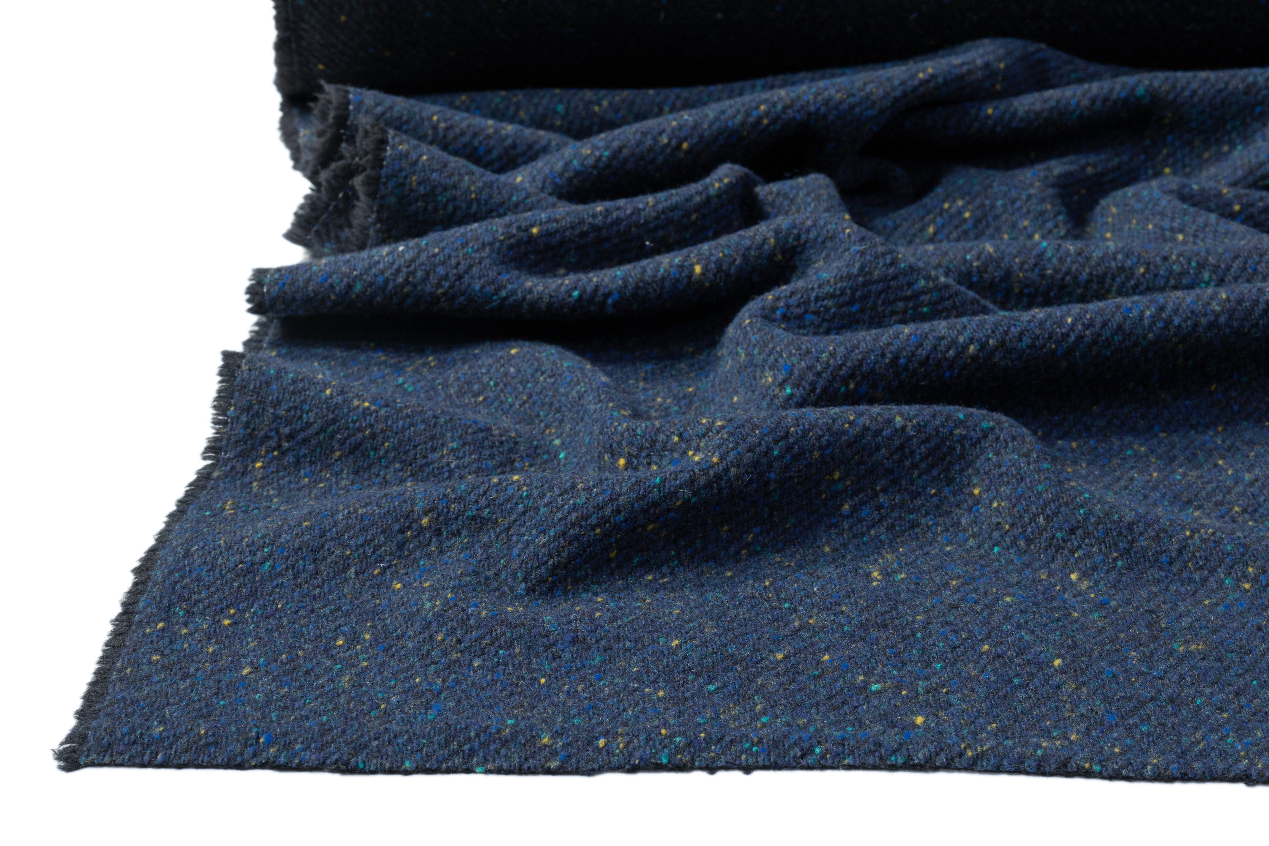 Etro - Italian Speckle Wool Coating - Blue