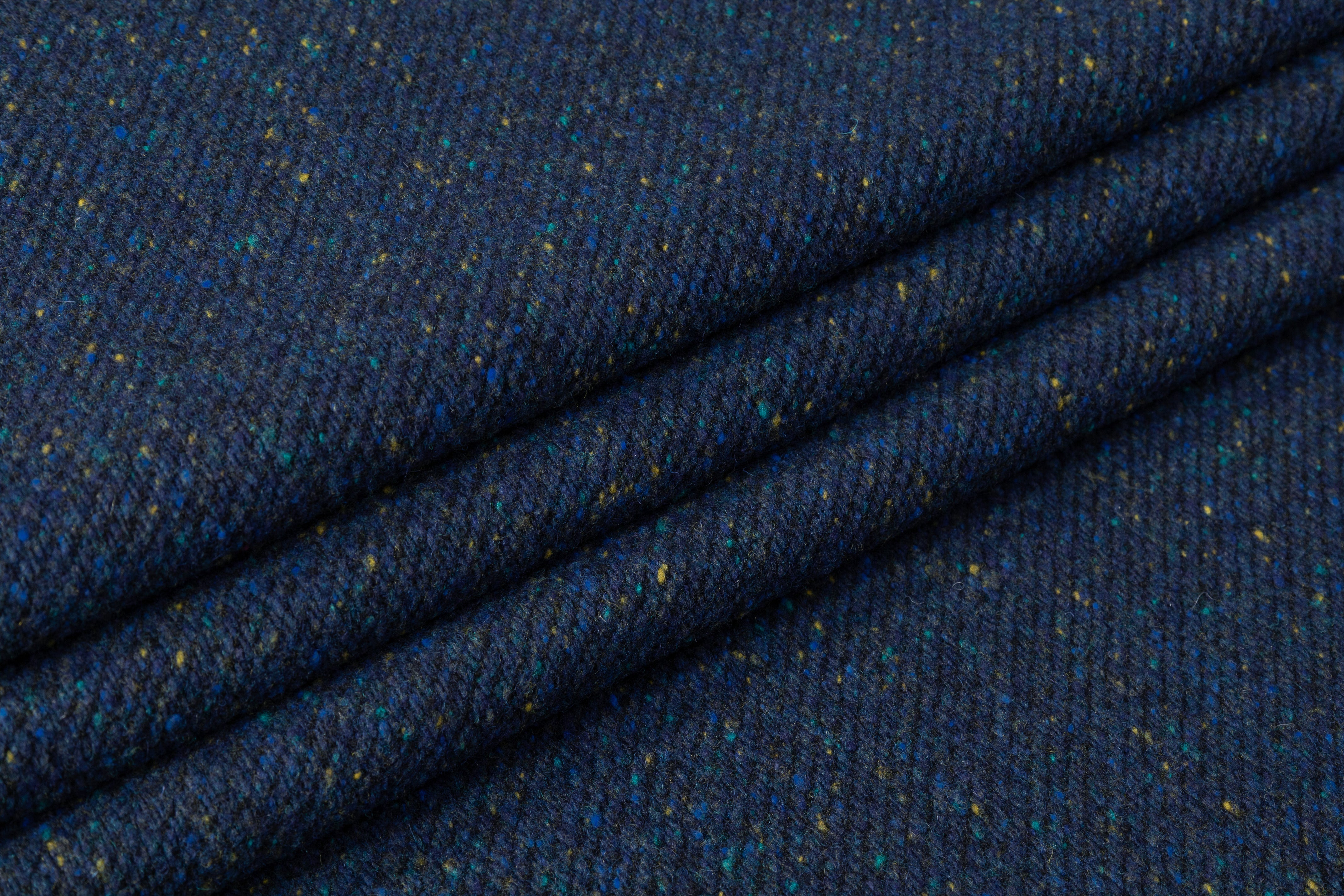 Etro - Italian Speckle Wool Coating - Blue