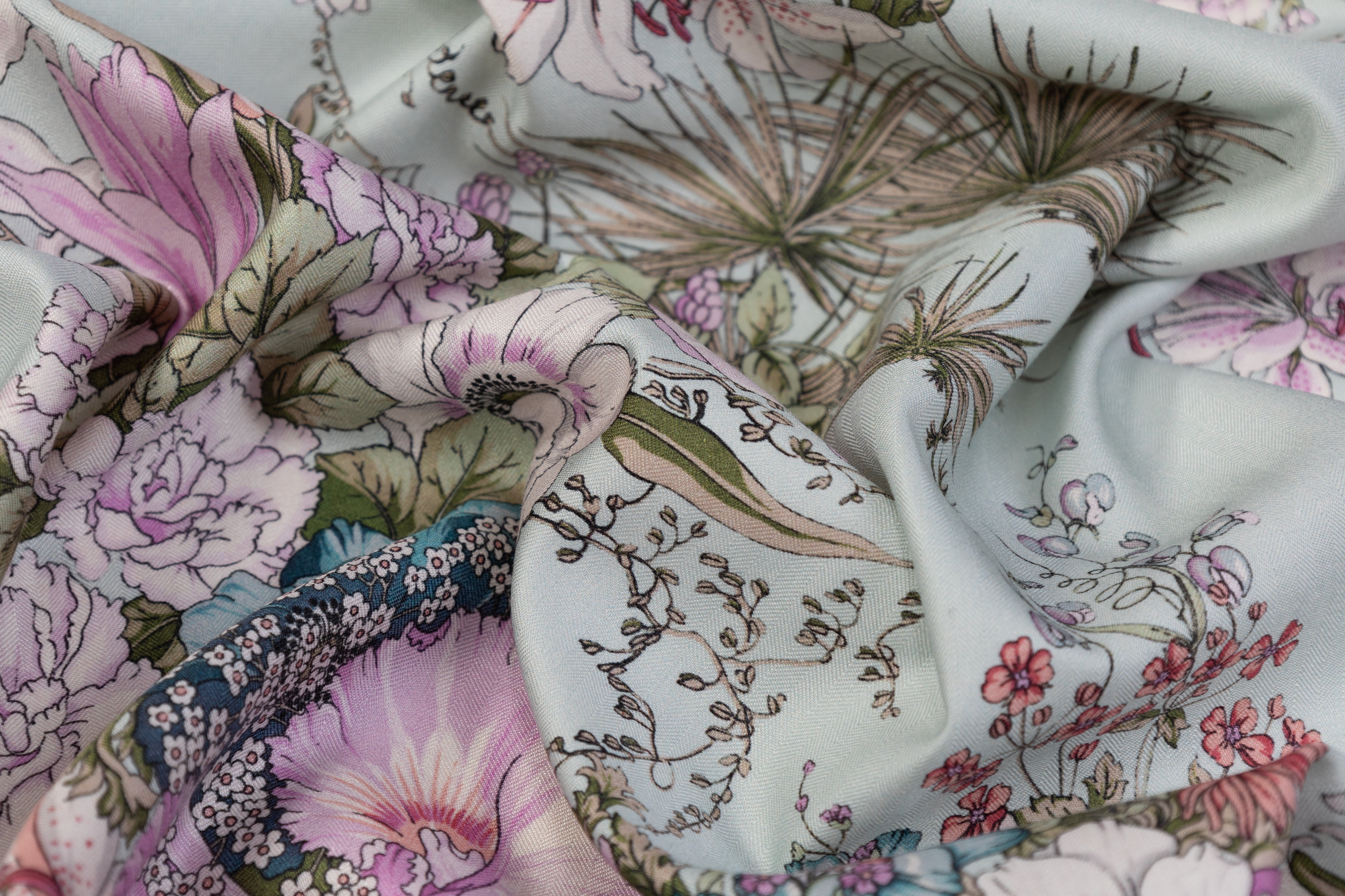 Emanuel Ungaro - Floral Silk and Wool Blend - Green