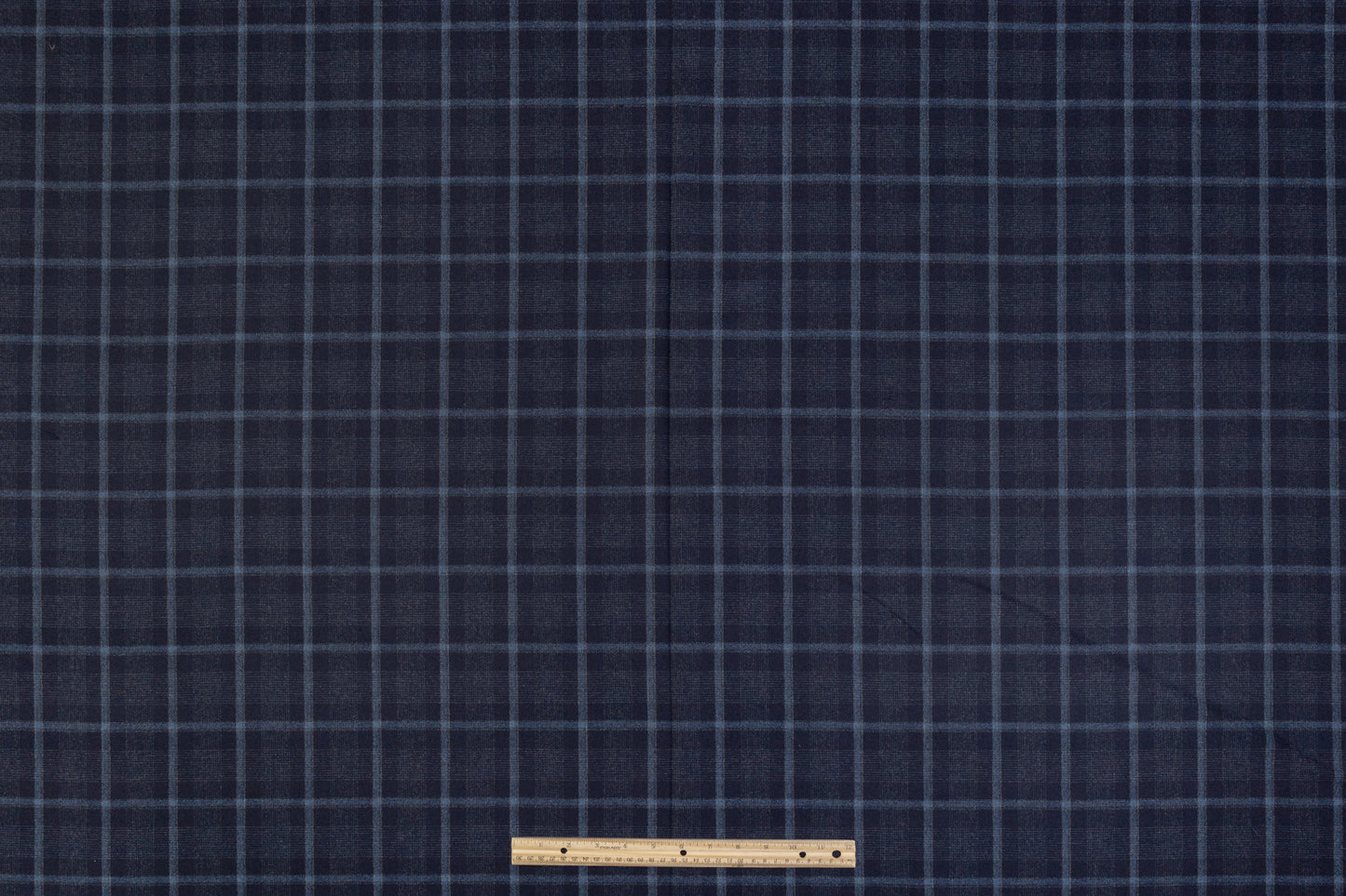 Fordam - Royal Flannel Wool and Cashmere Suiting - Navy Blue