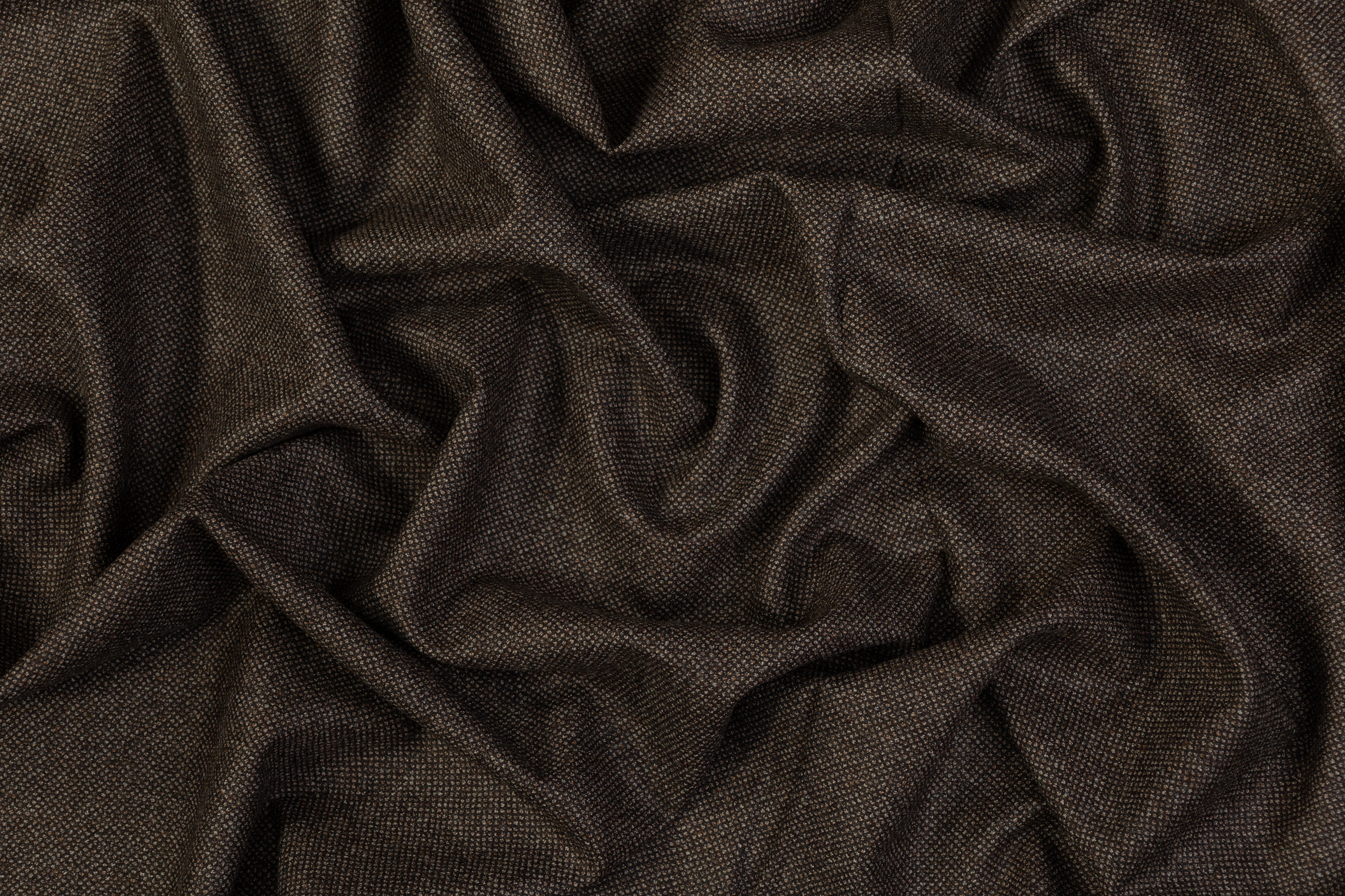 Fordam - Wool Tweed Suiting - Brown