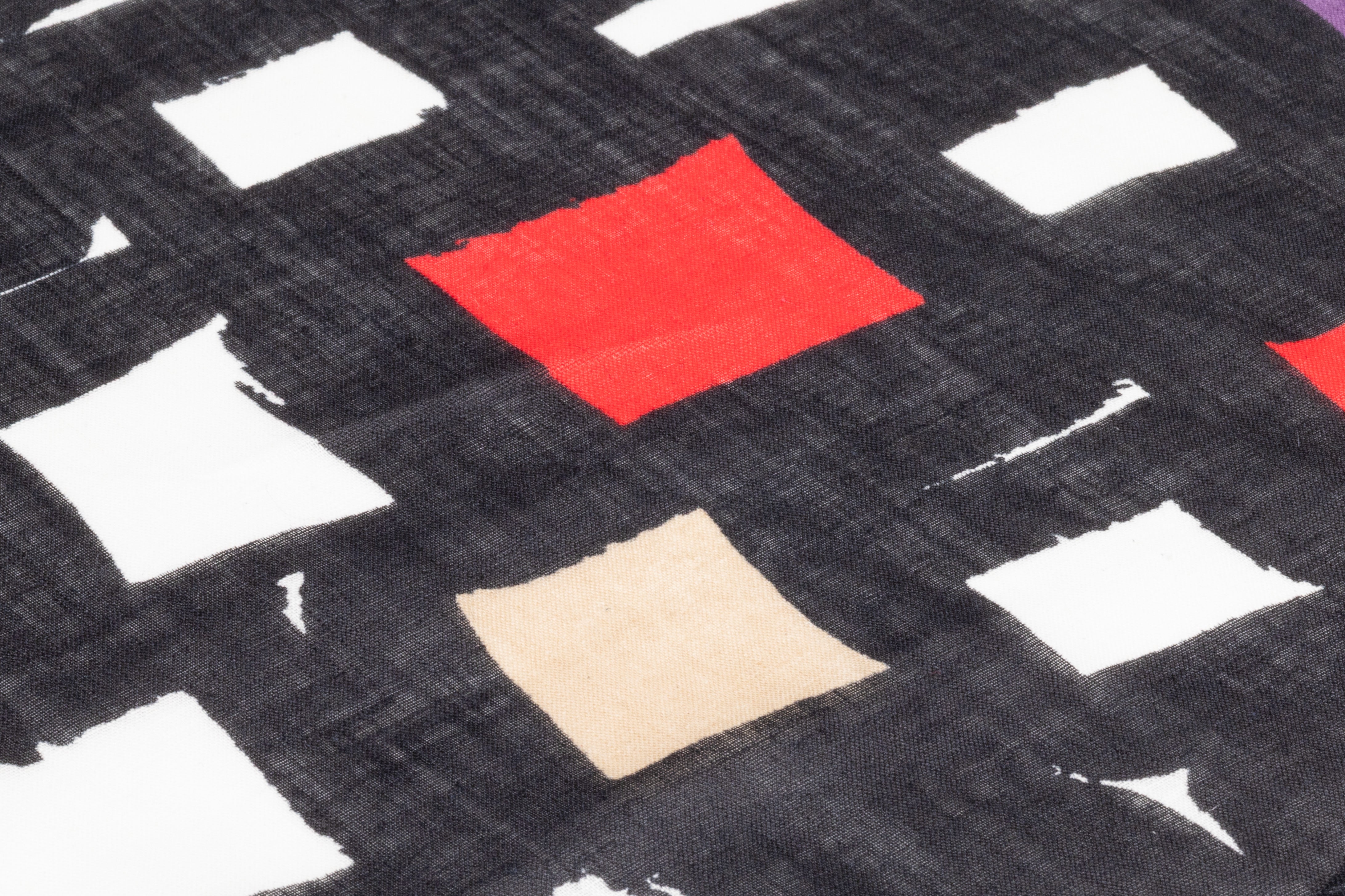 Geometric Italian Linen - Multicolor