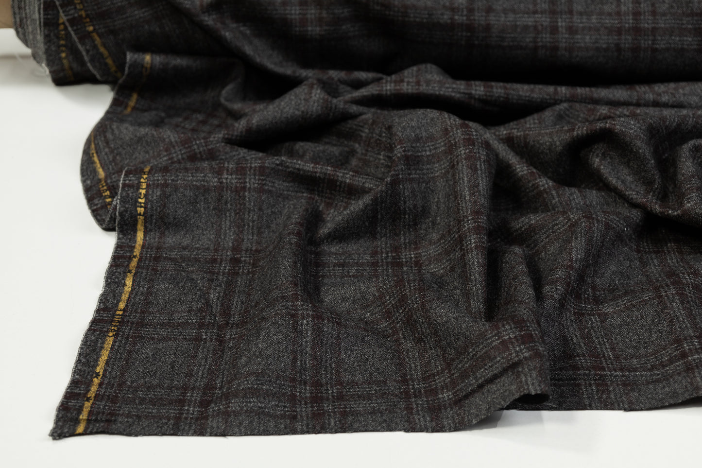 Fordam - Wool Suiting - Charcoal Gray