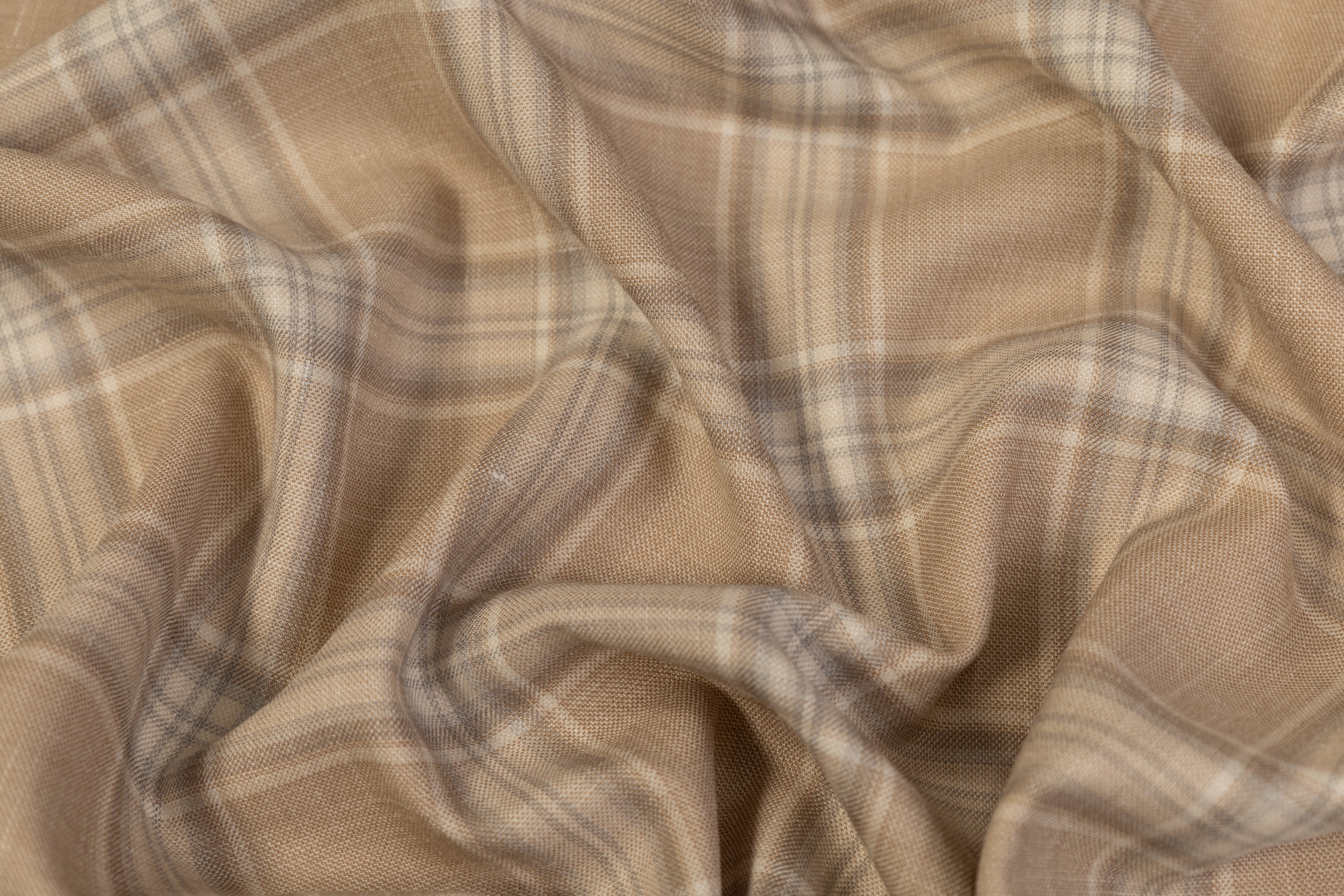 Ermenegildo Zegna - Superfine Australian Wool Silk and Linen Suiting - Tan