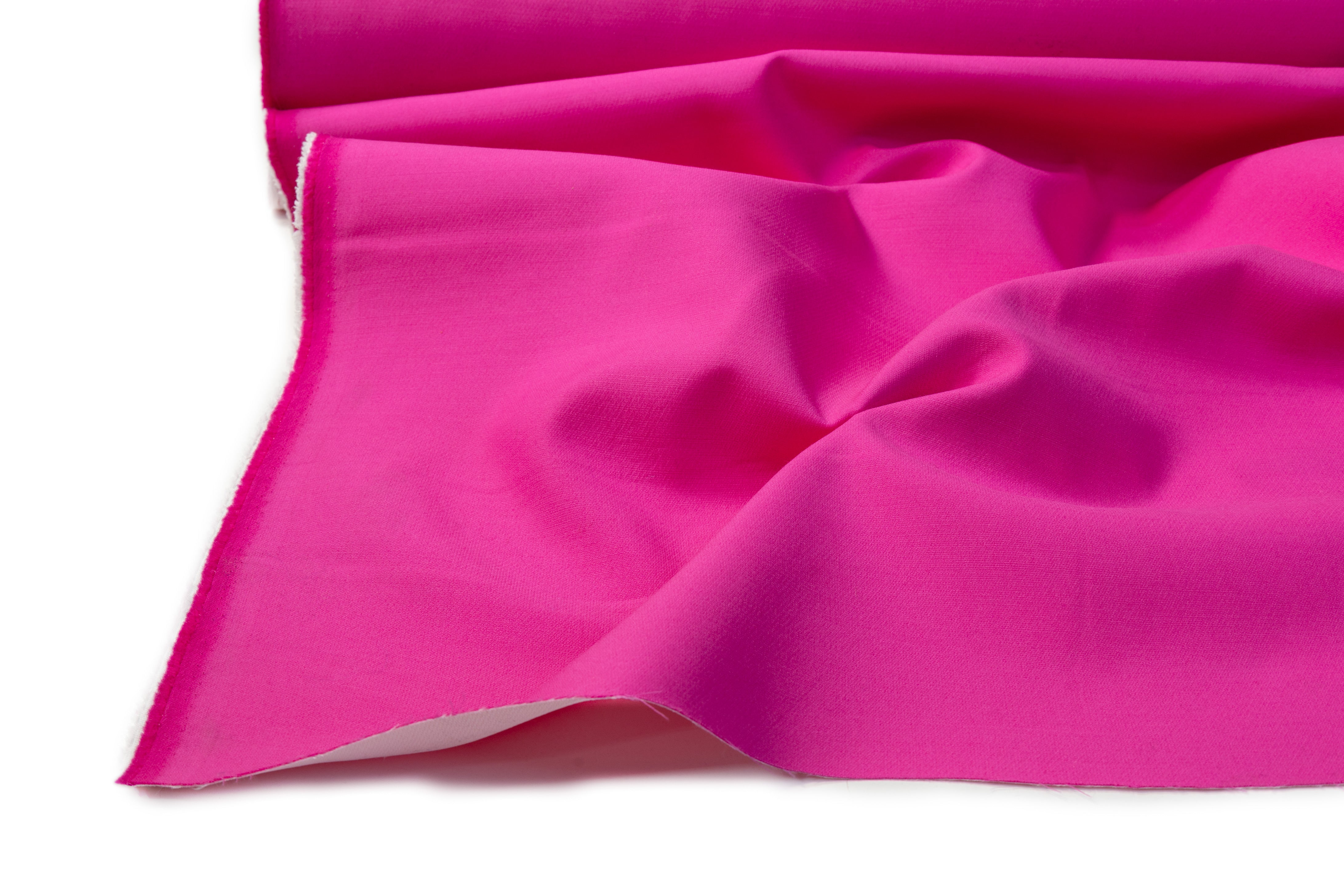 Fused Italian Wool Tricotine - Magenta