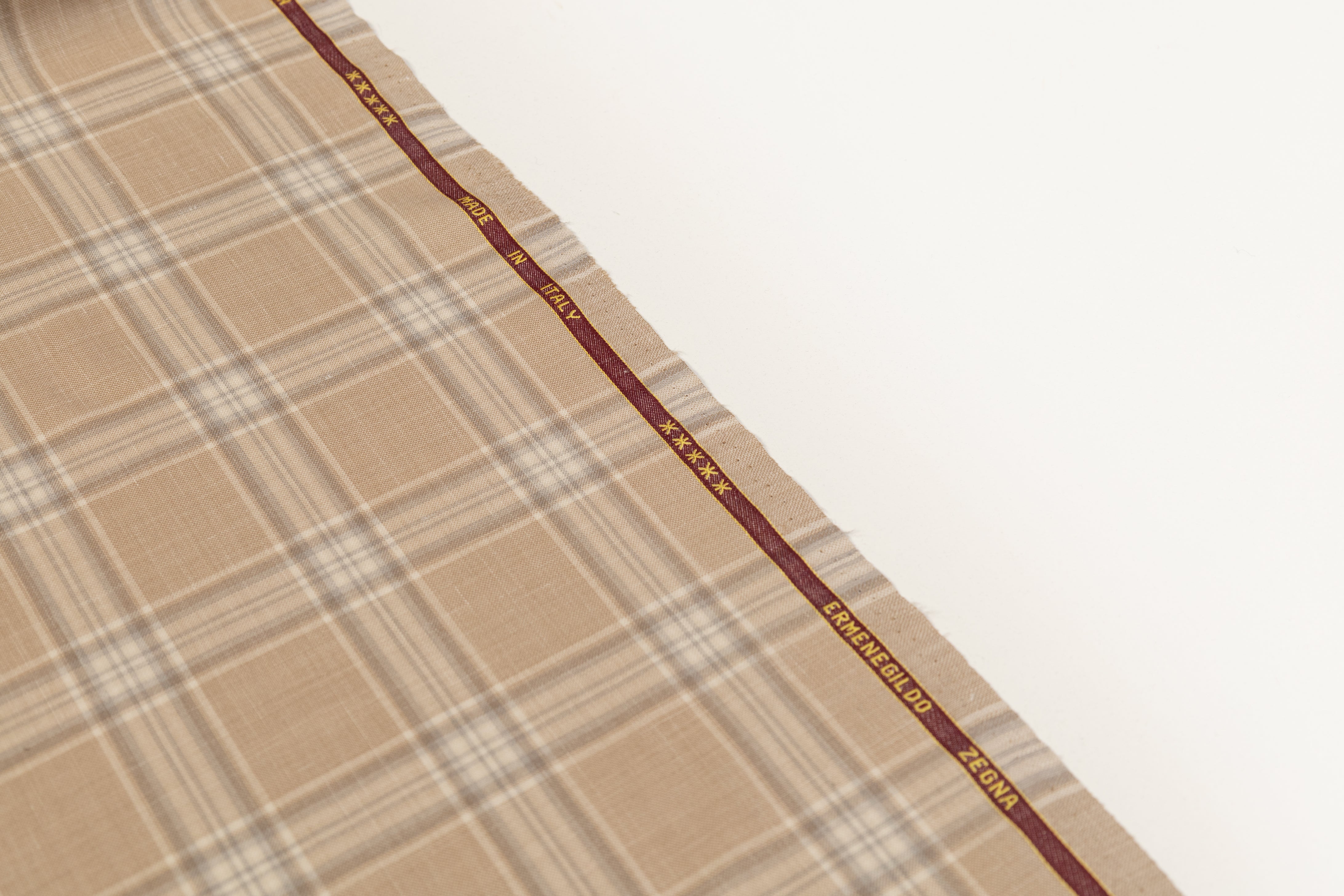 Ermenegildo Zegna - Superfine Australian Wool Silk and Linen Suiting - Tan