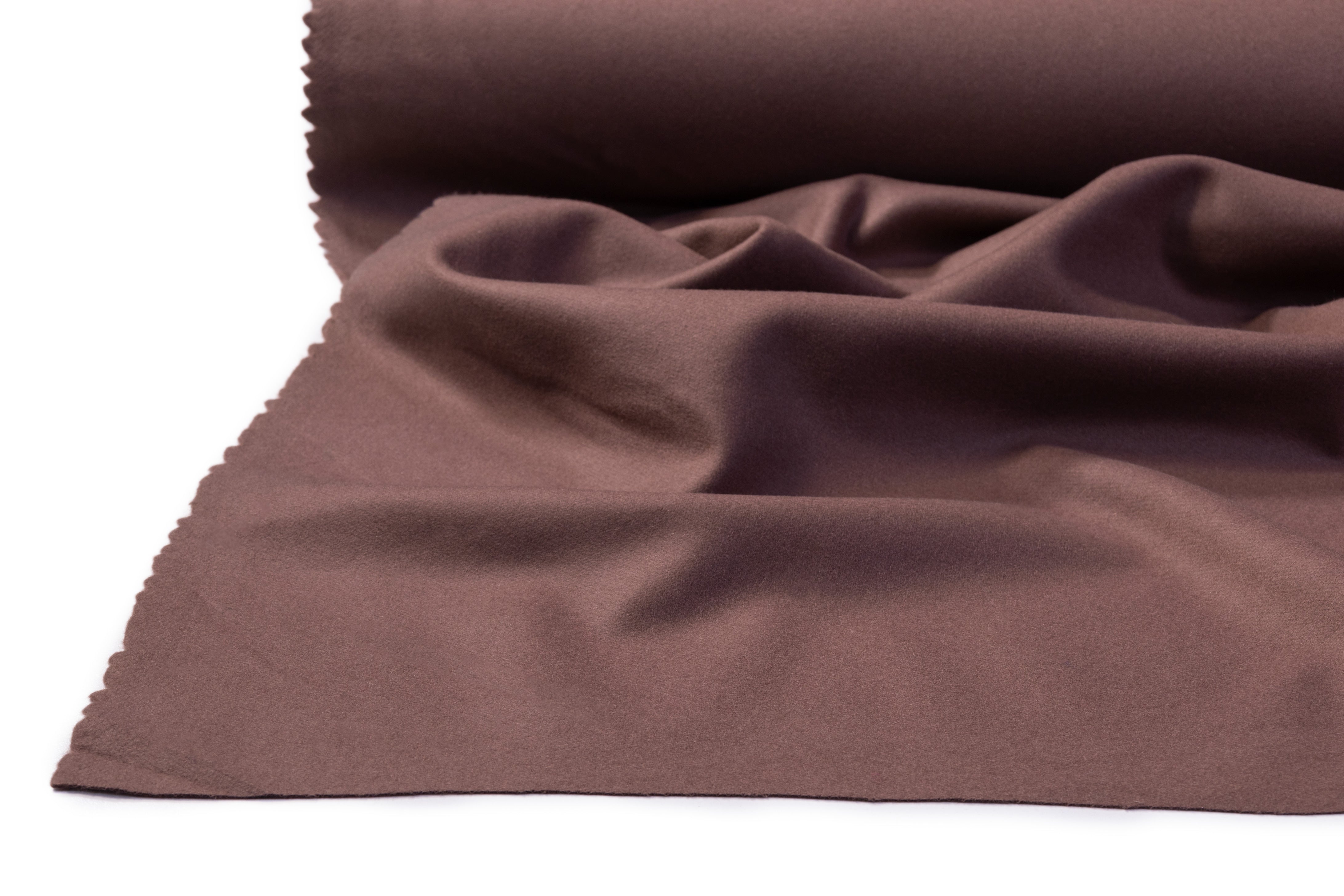 Double Faced Wool Coating - Dusty Mauve