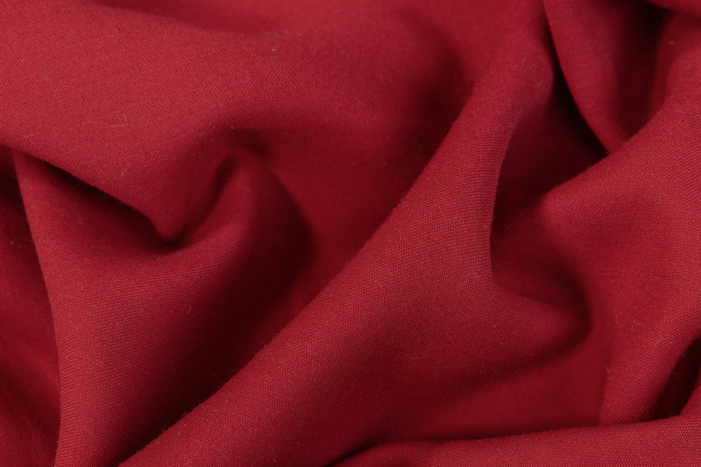 Double Faced Solid Italian Wool - Red