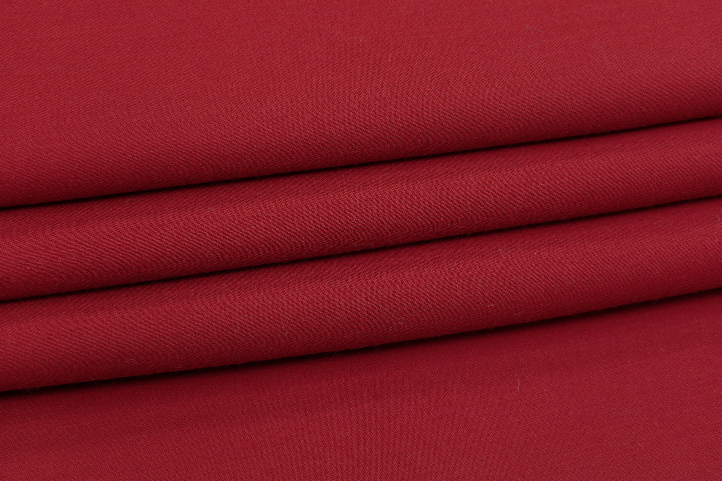 Double Faced Solid Italian Wool - Red