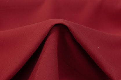 Double Faced Solid Italian Wool - Red