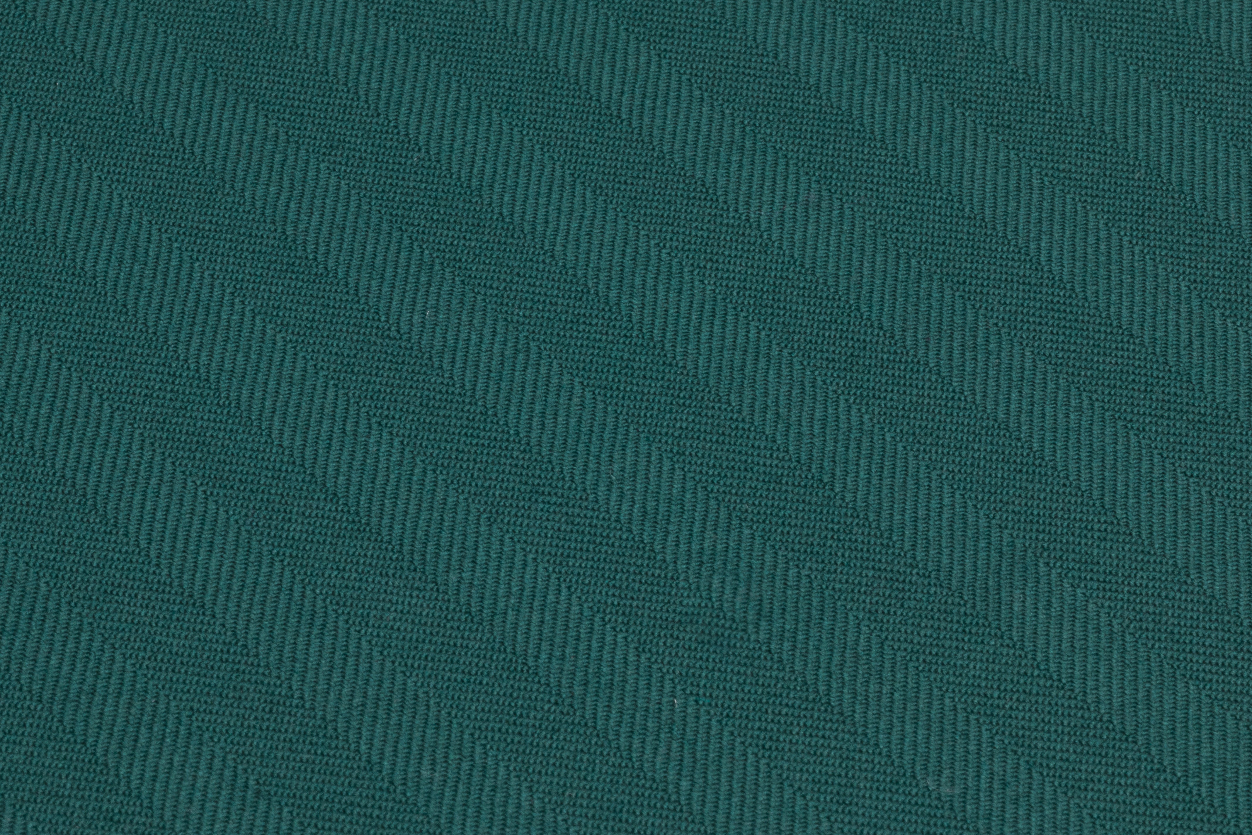 Herringbone Italian Wool Suiting - Teal