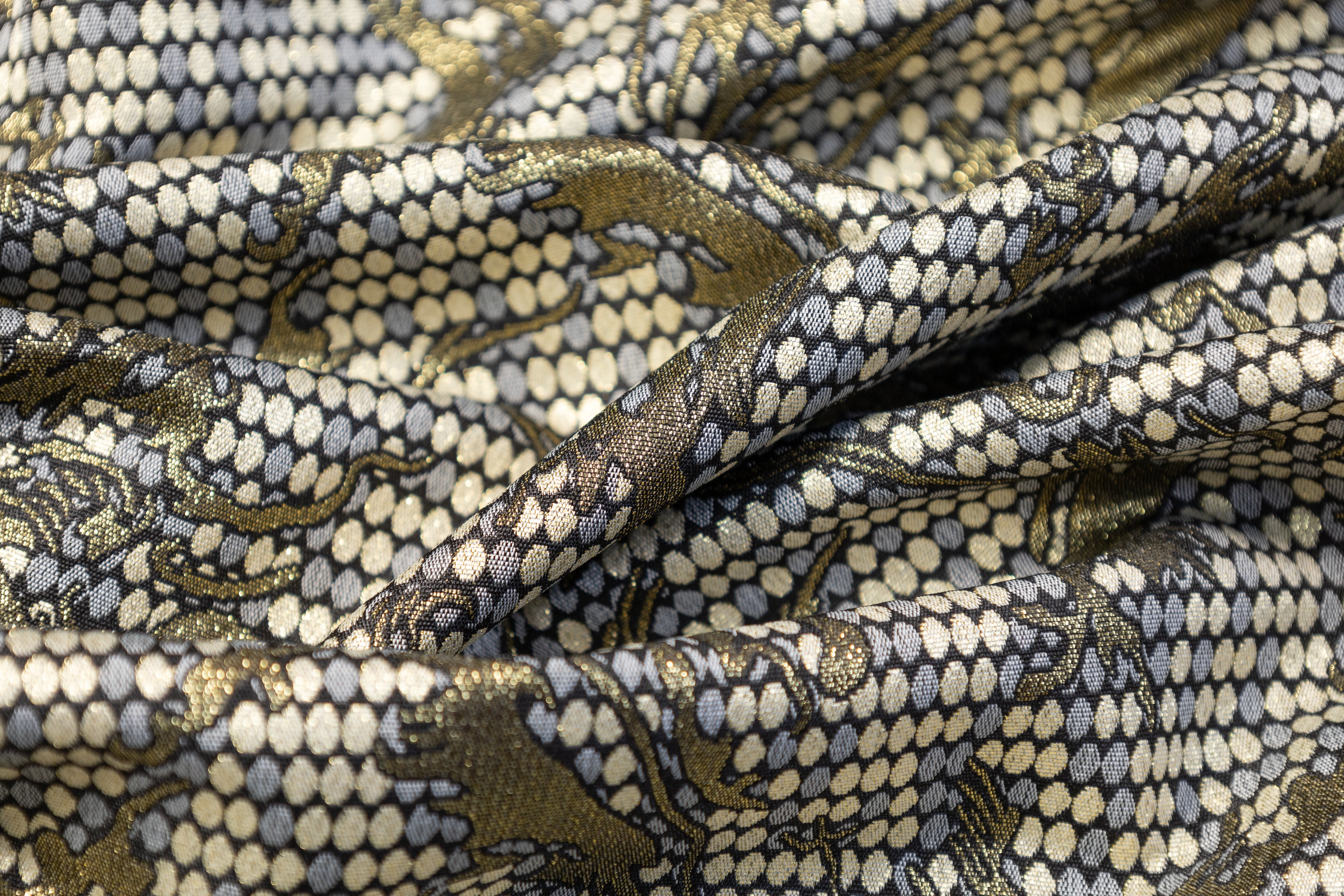 Abstract Metallic Brocade - Antique Gold
