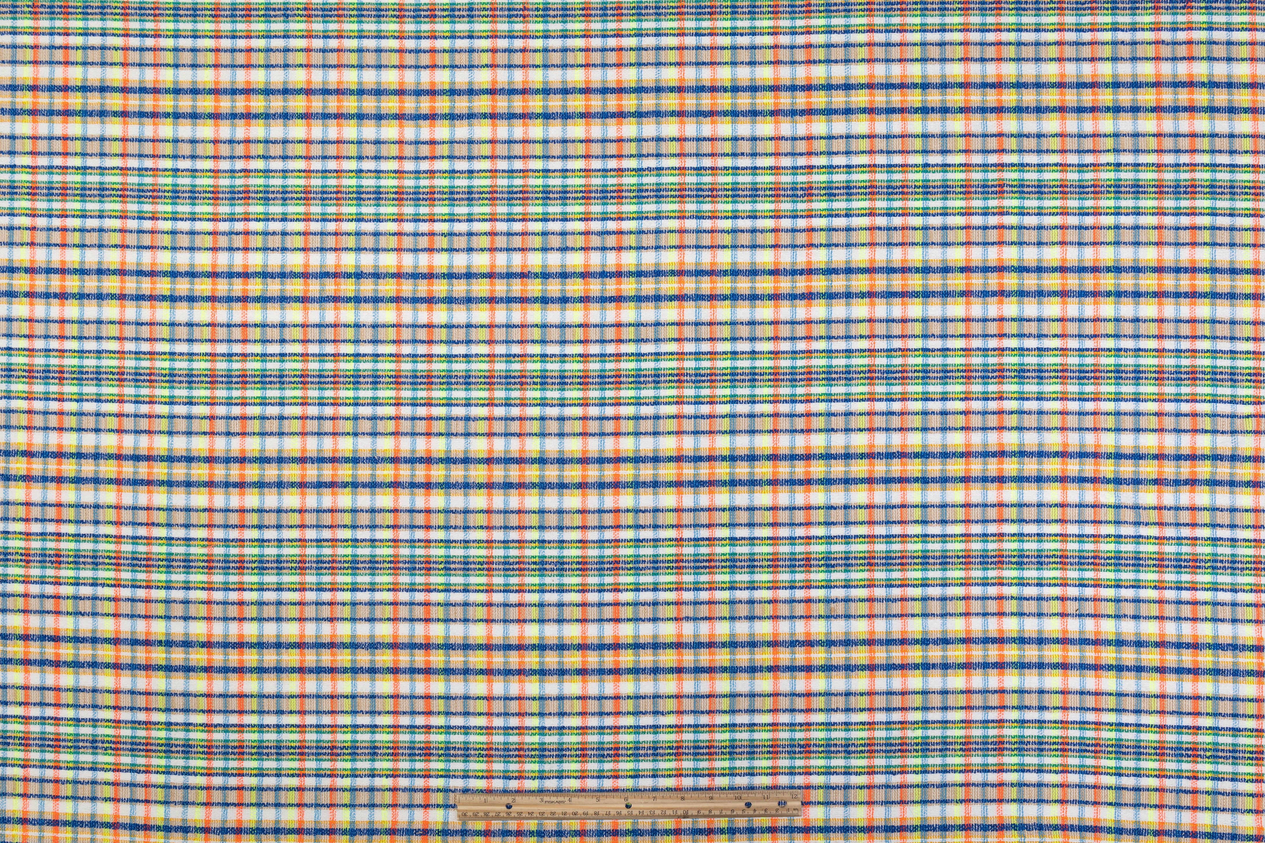 Italian Cotton Viscose Blend Tweed - Multicolor