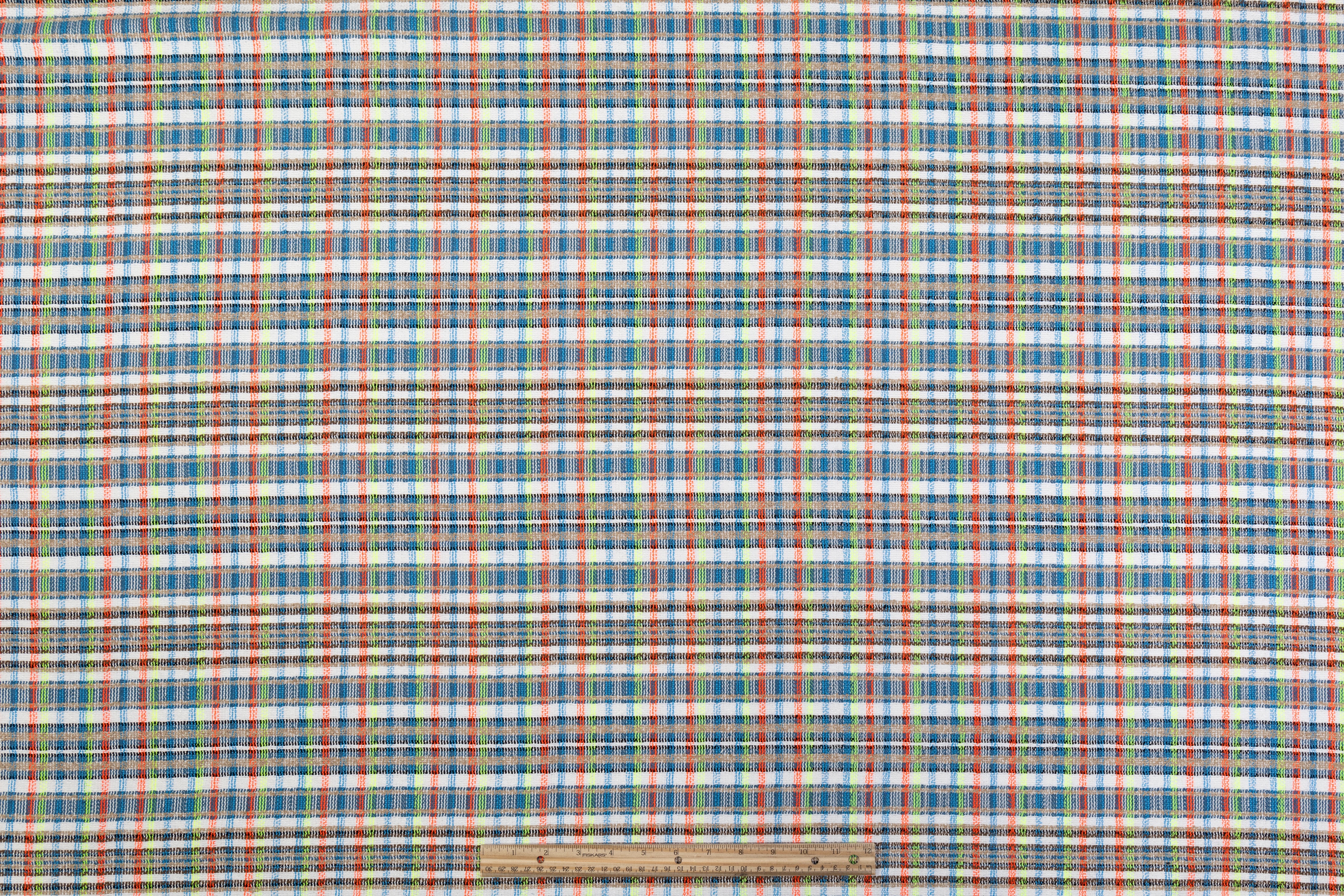 Italian Cotton Viscose Blend Tweed - Multicolor