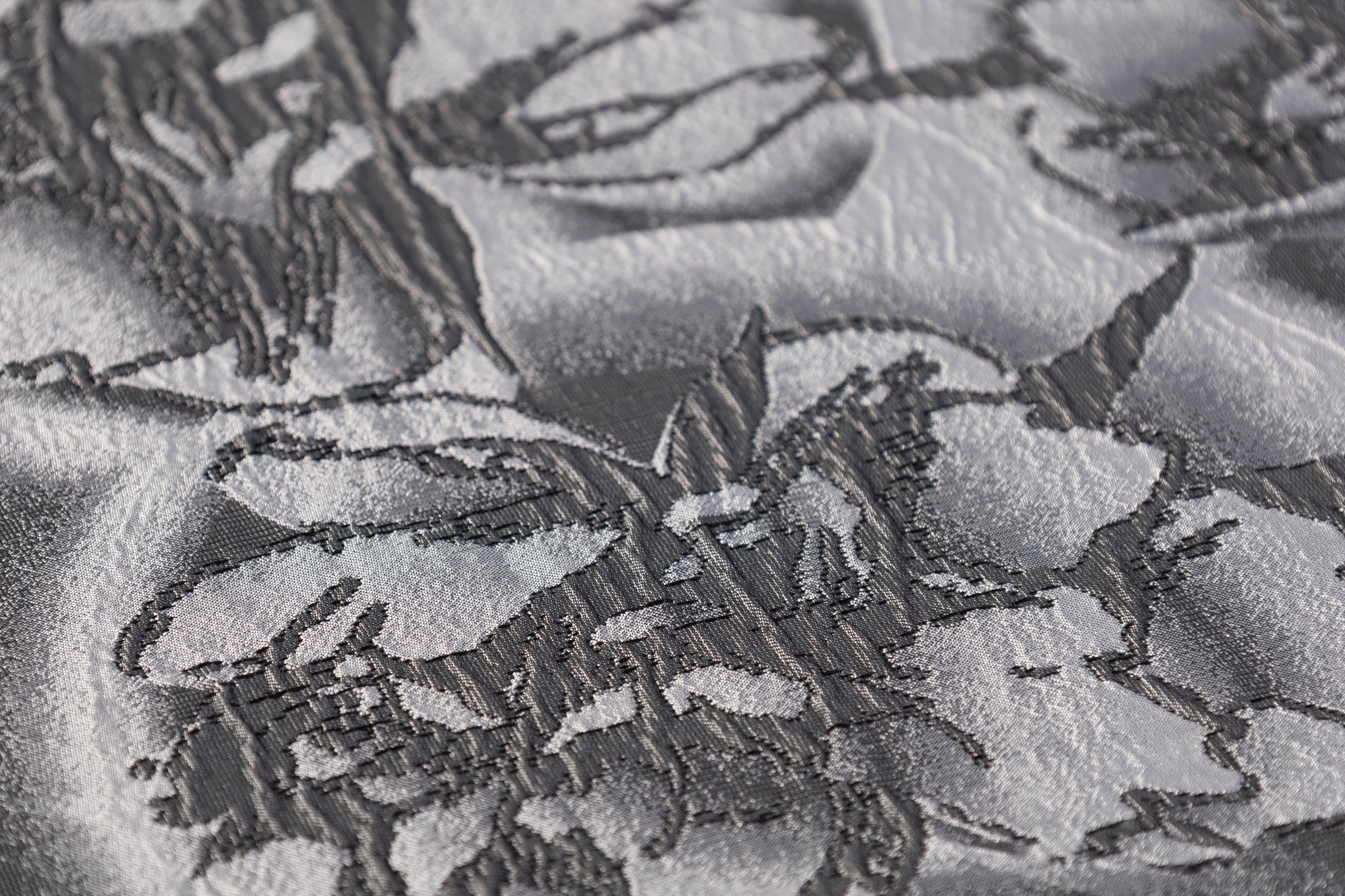 Abstract Crushed Brocade - Gray