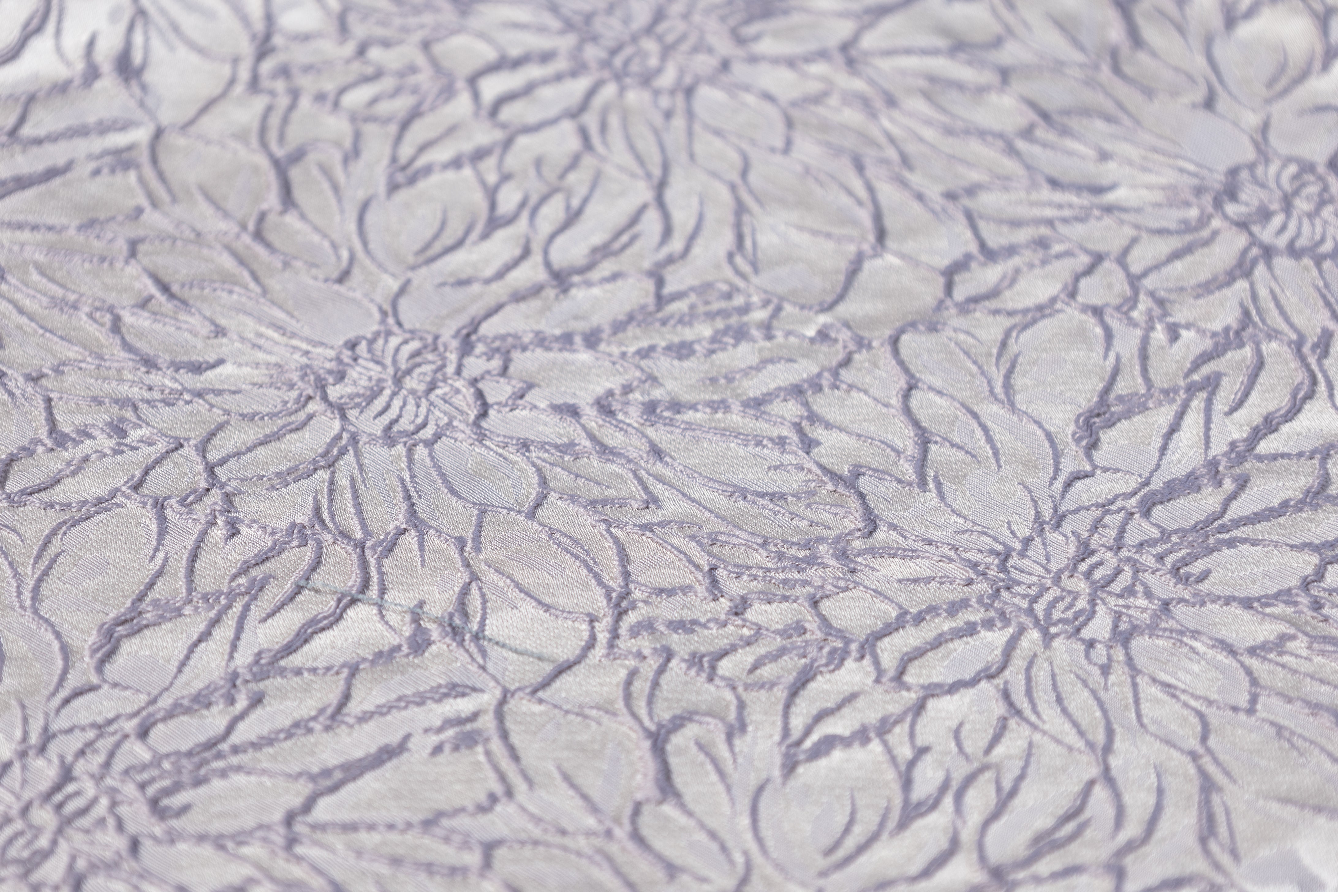Floral Brocade - Cool Gray