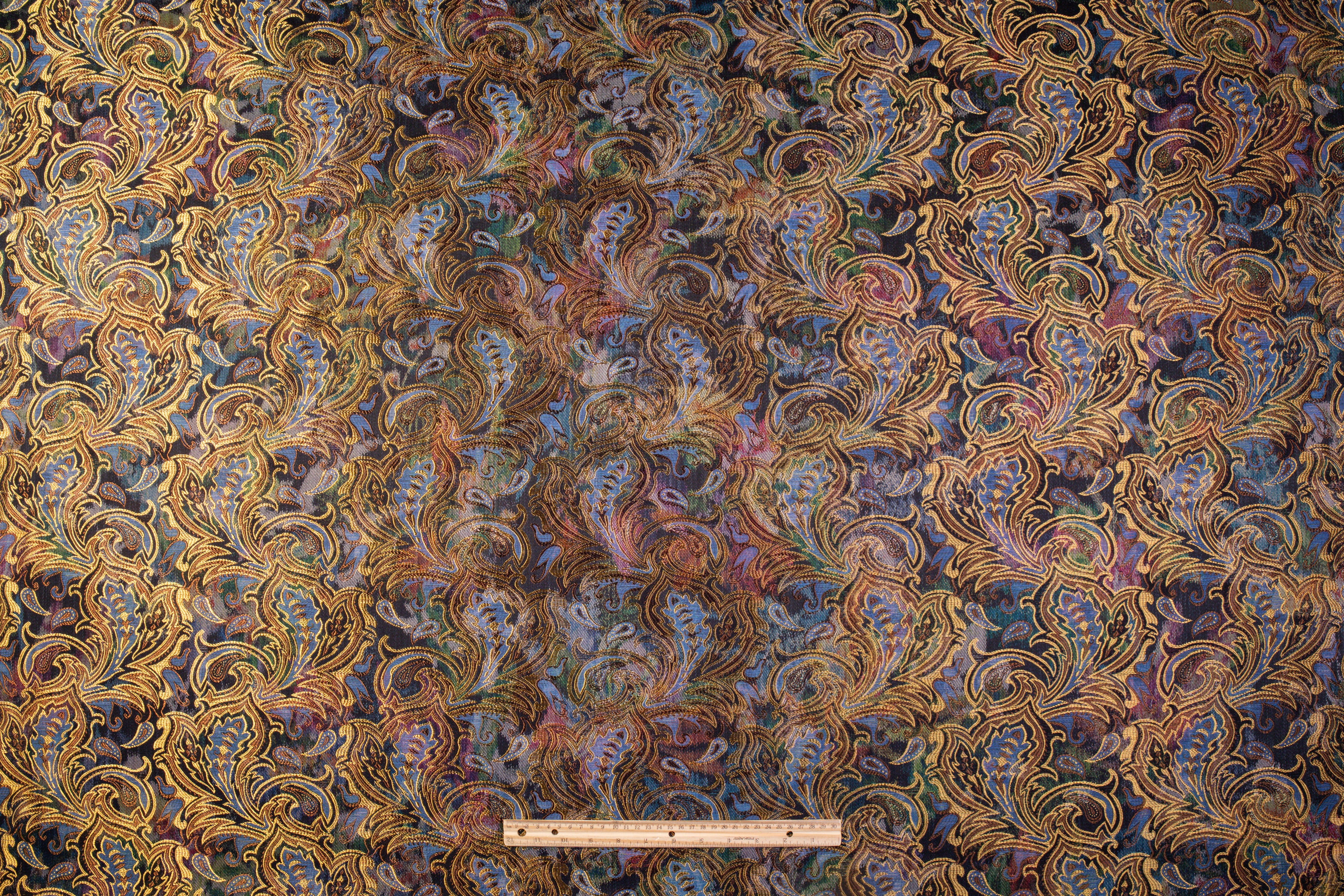 Floral Baroque Italian Chiné Brocade - Gold