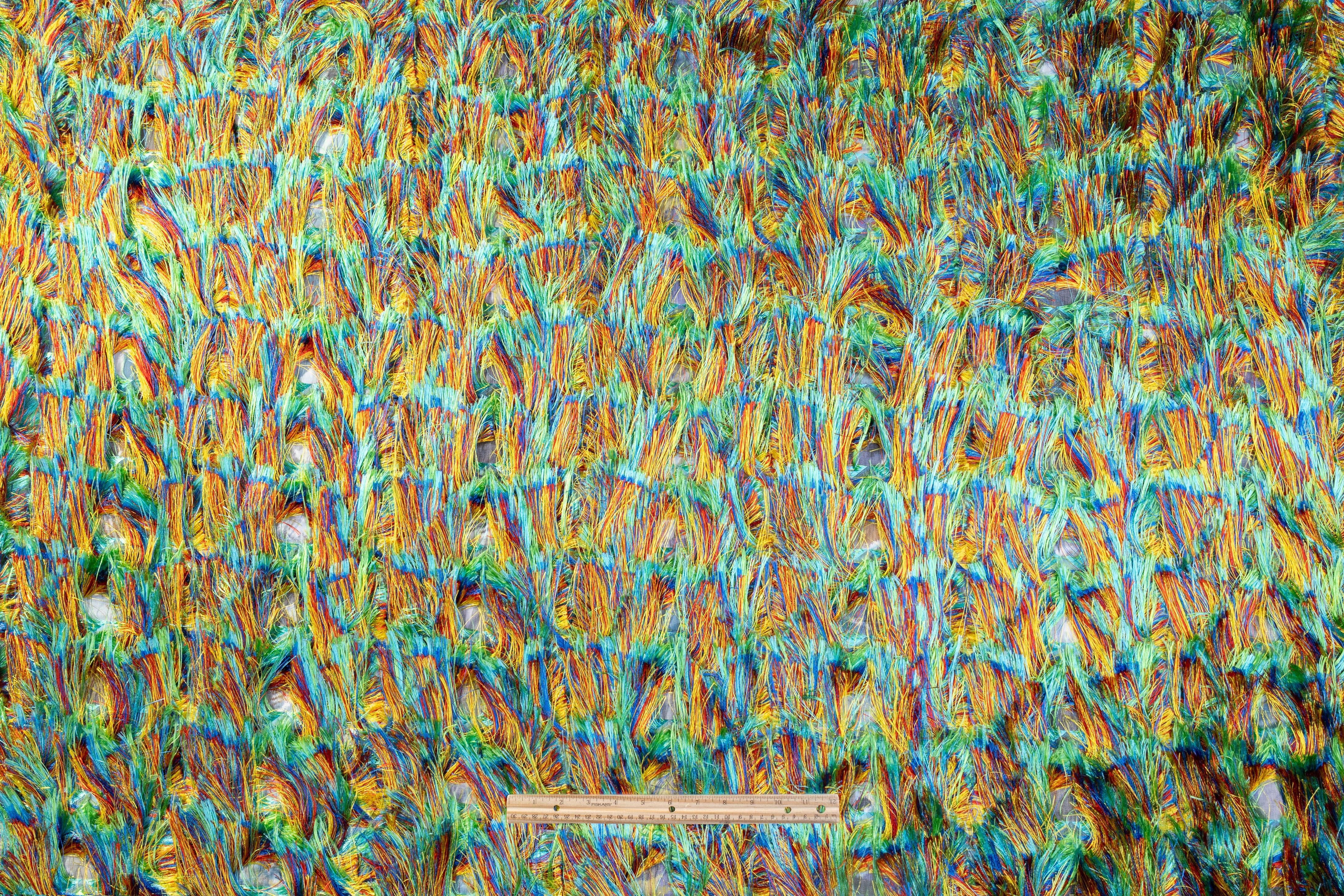 Fringed Italian Brocade - Multicolor