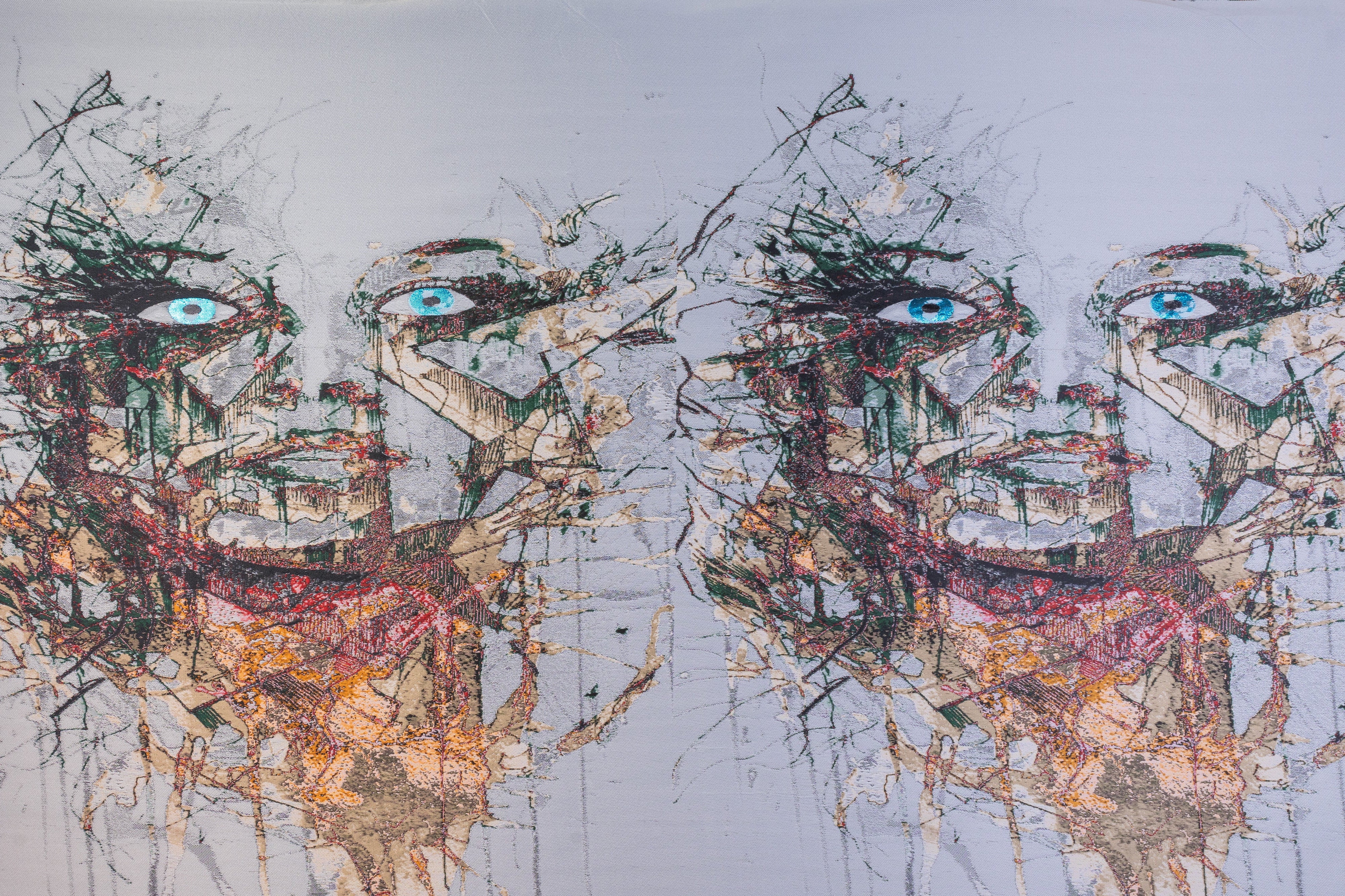 Shattered Portrait - Italian Tapestry Style Panel