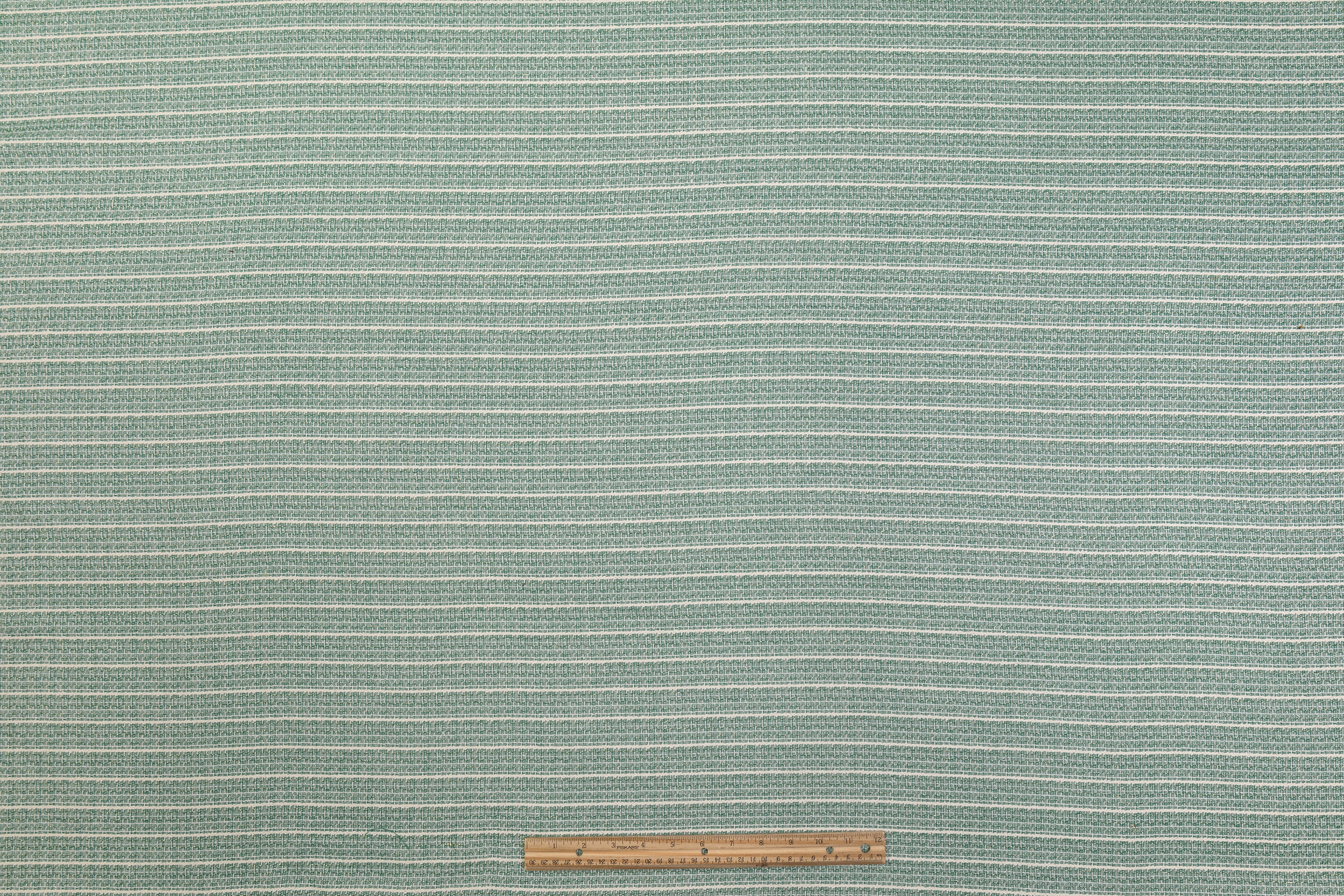 Italian Cotton Viscose Tweed - Green / White