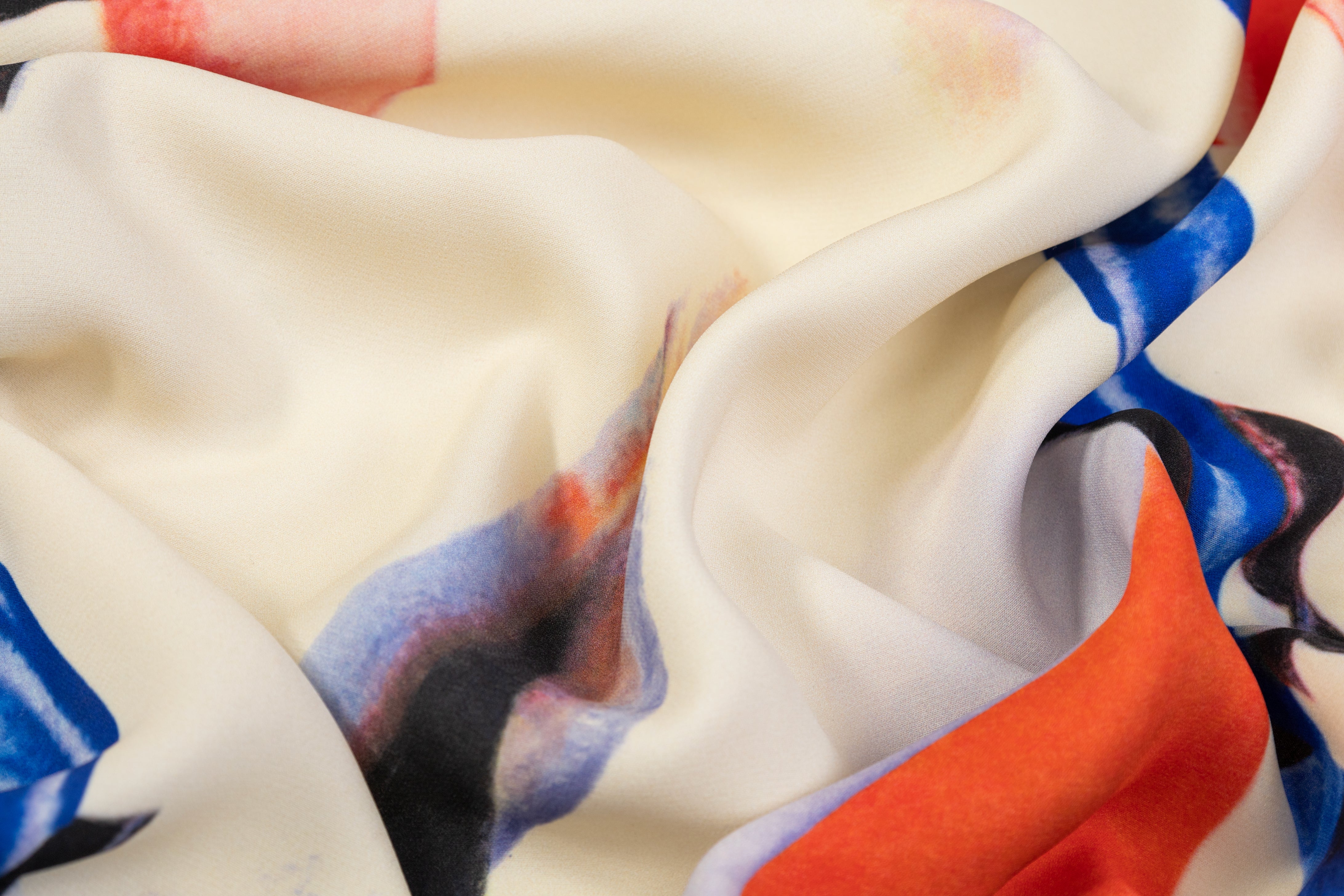 Loro Piana - 4-Ply Printed Italian Silk Crepe - Multicolor