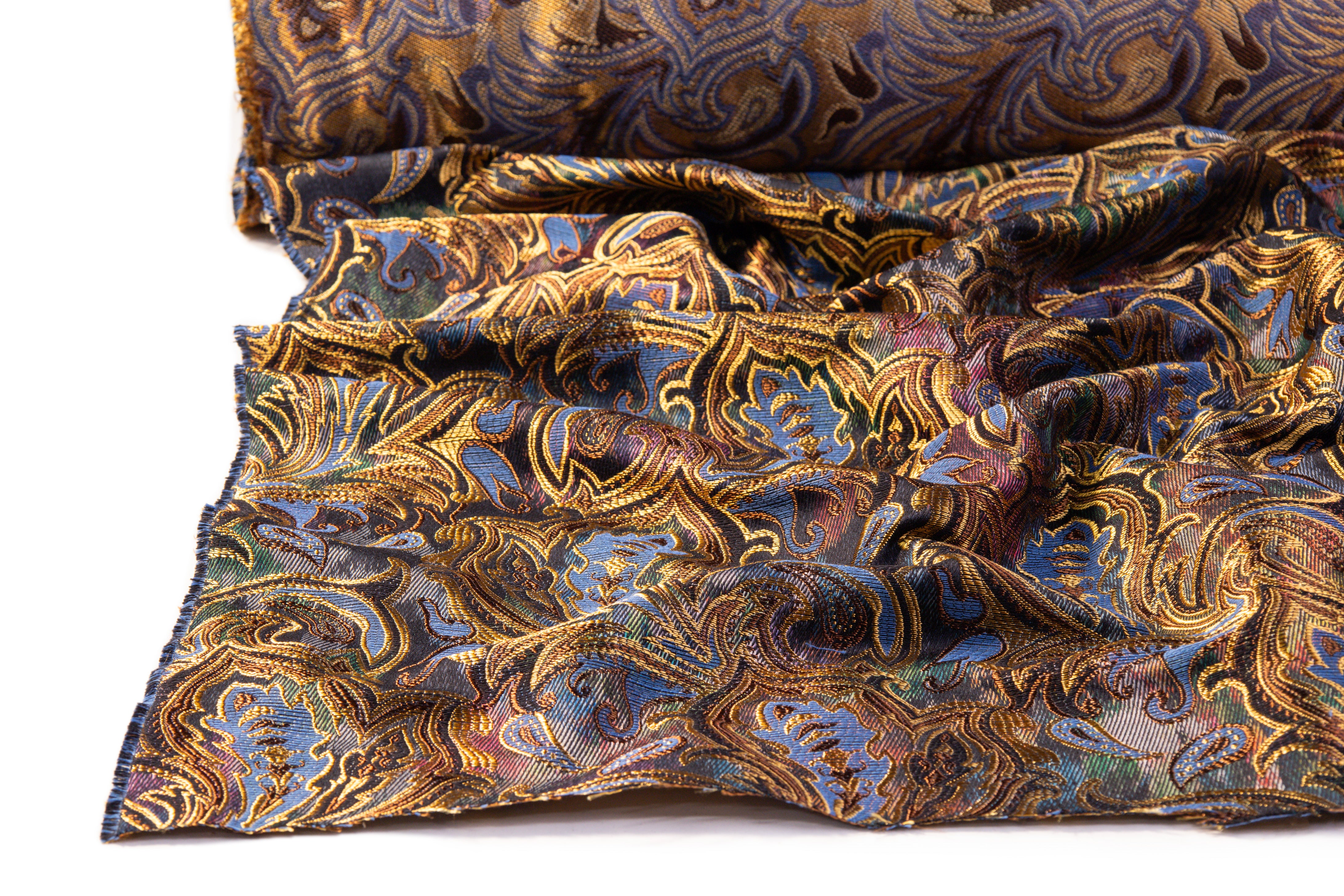 Floral Baroque Italian Chiné Brocade - Gold