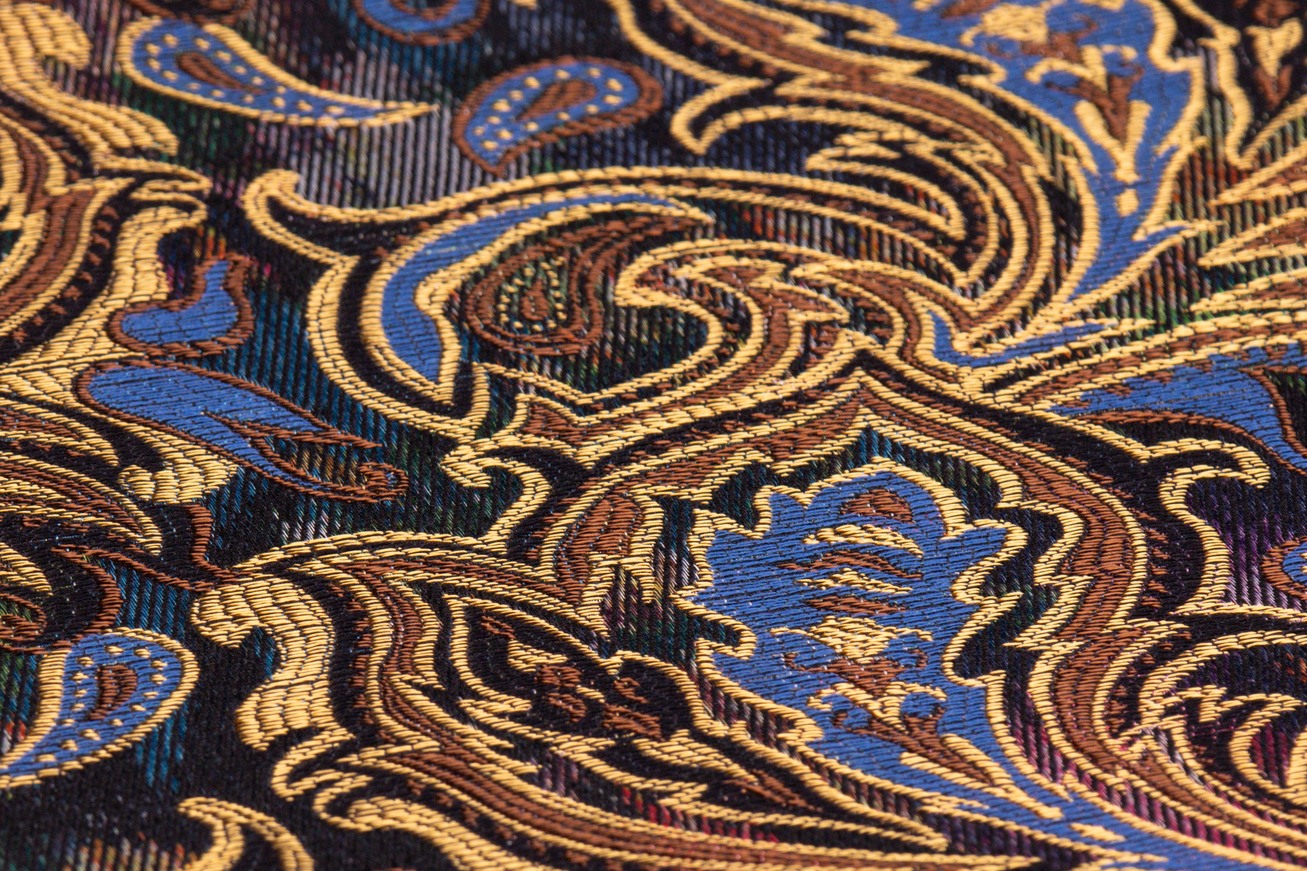 Floral Baroque Italian Chiné Brocade - Gold