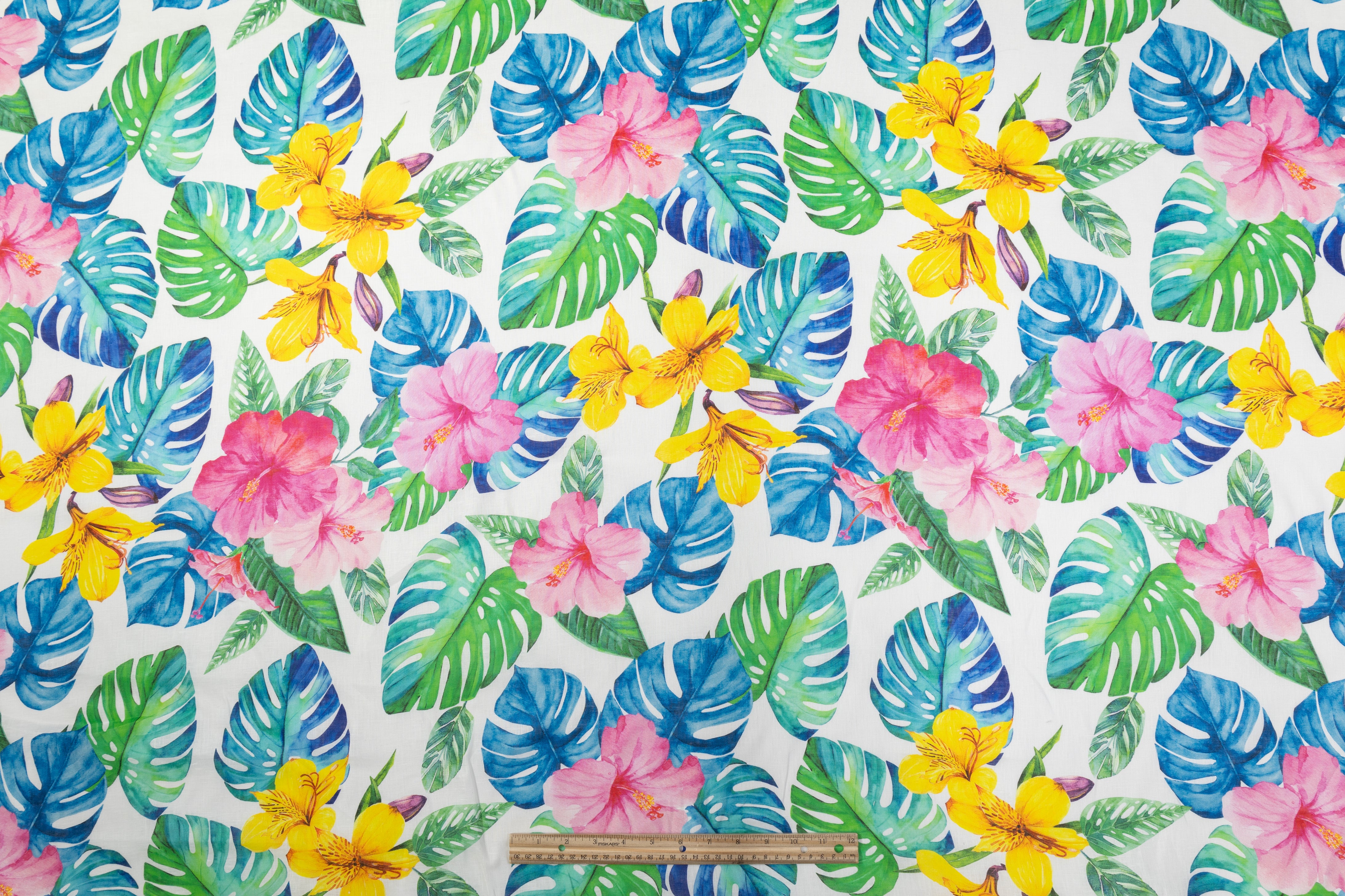 Printed Italian Linen - Multicolor