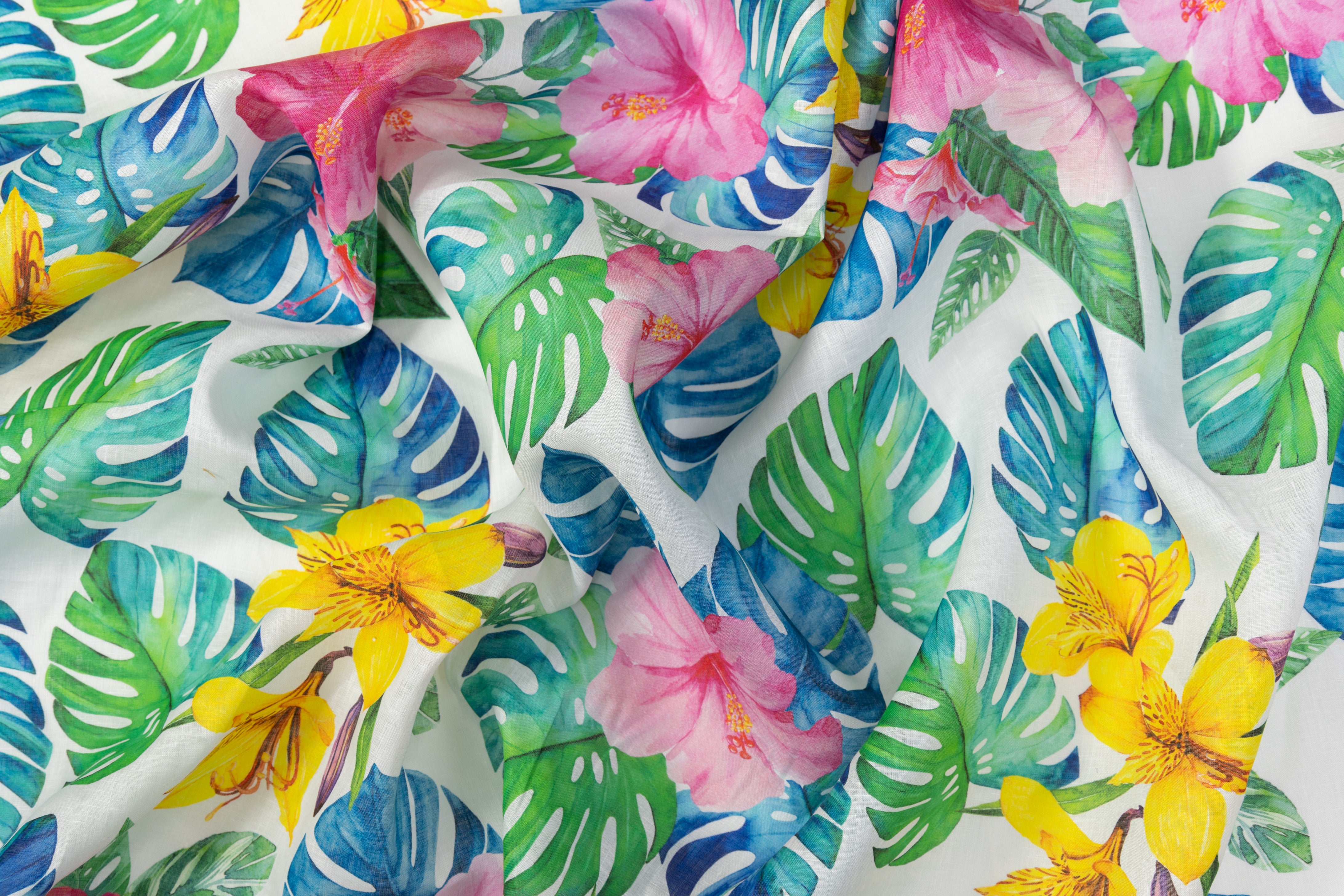 Printed Italian Linen - Multicolor