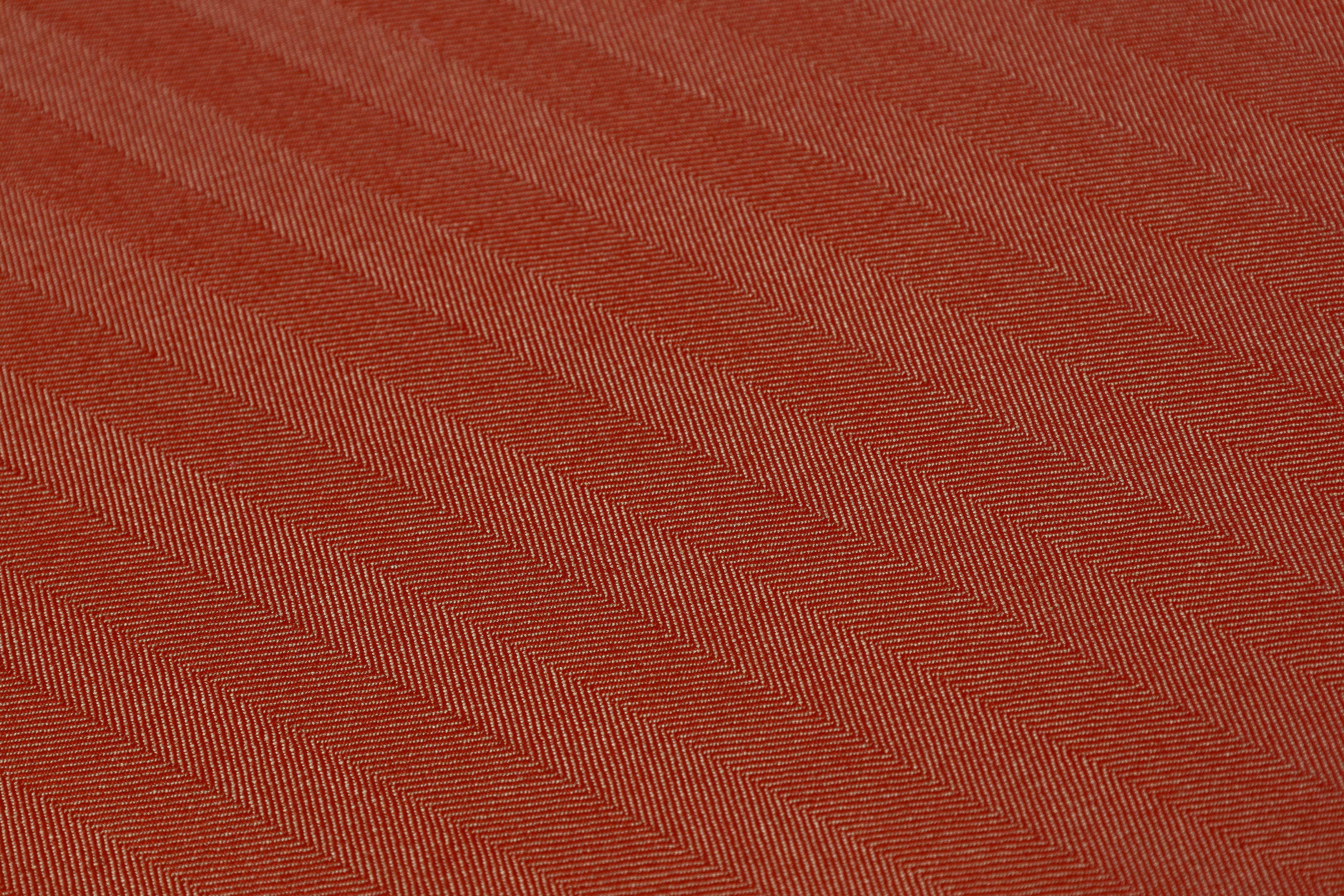 Iridescent Herringbone Italian Wool Suiting - Fire Rust