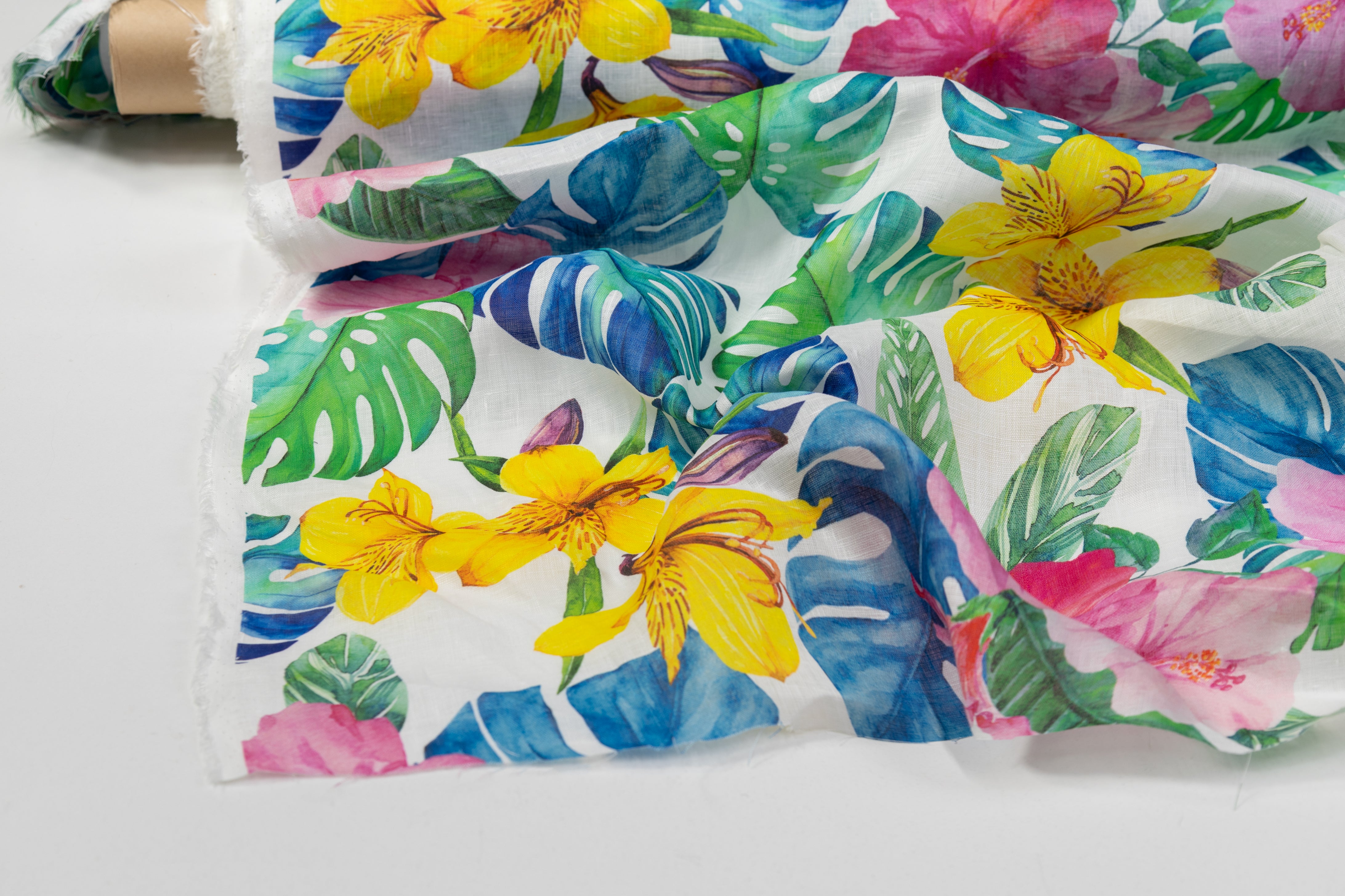 Printed Italian Linen - Multicolor