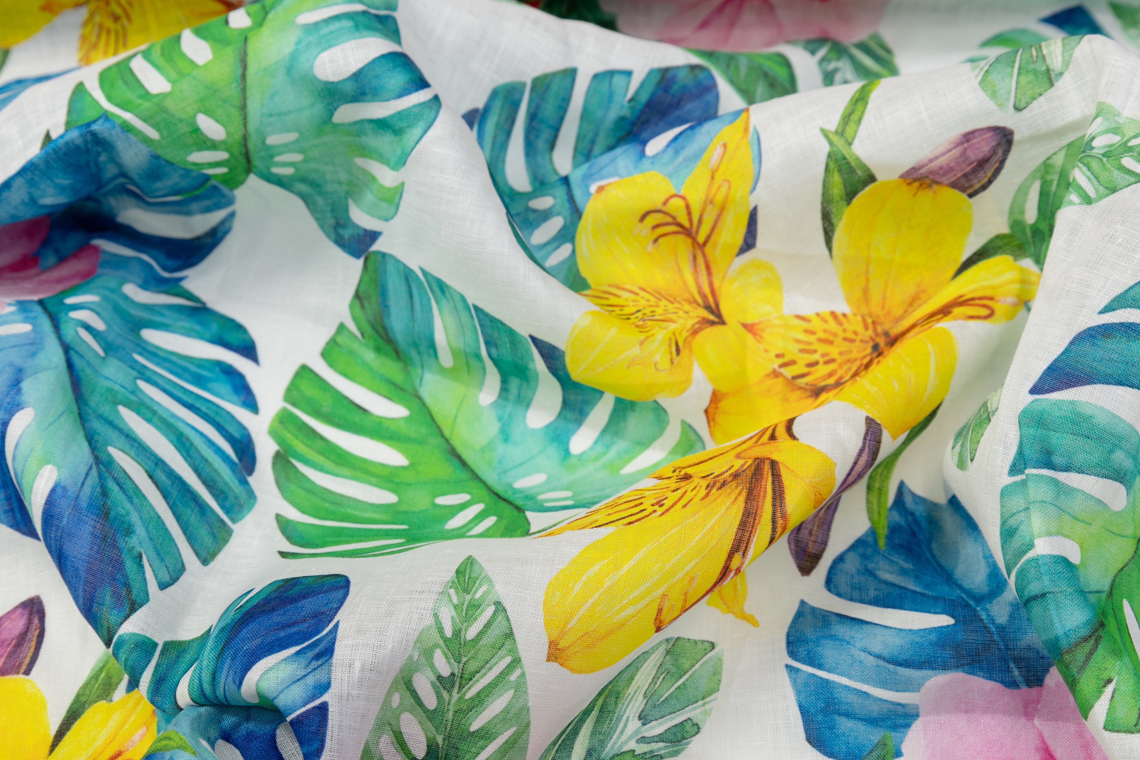 Printed Italian Linen - Multicolor