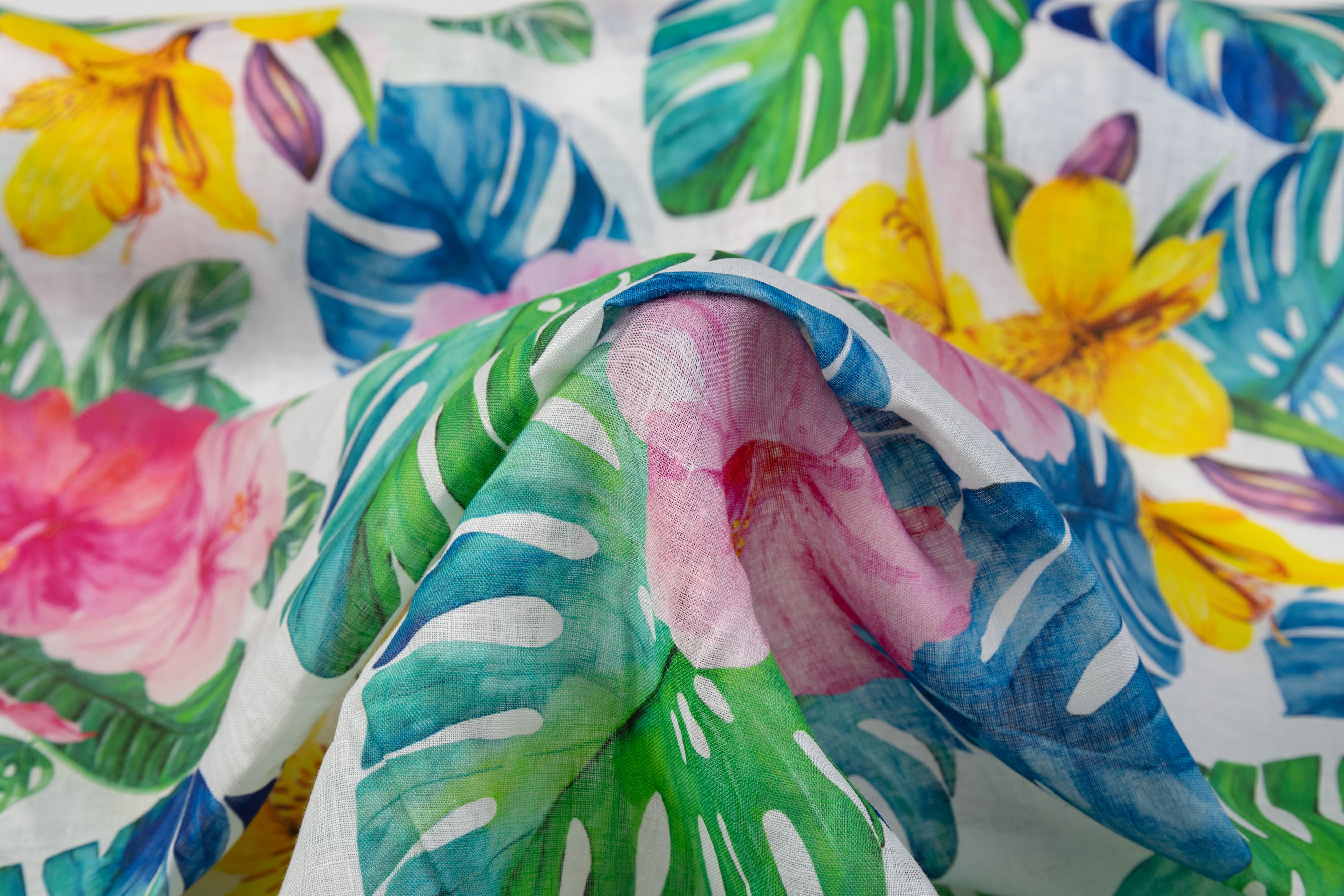 Printed Italian Linen - Multicolor