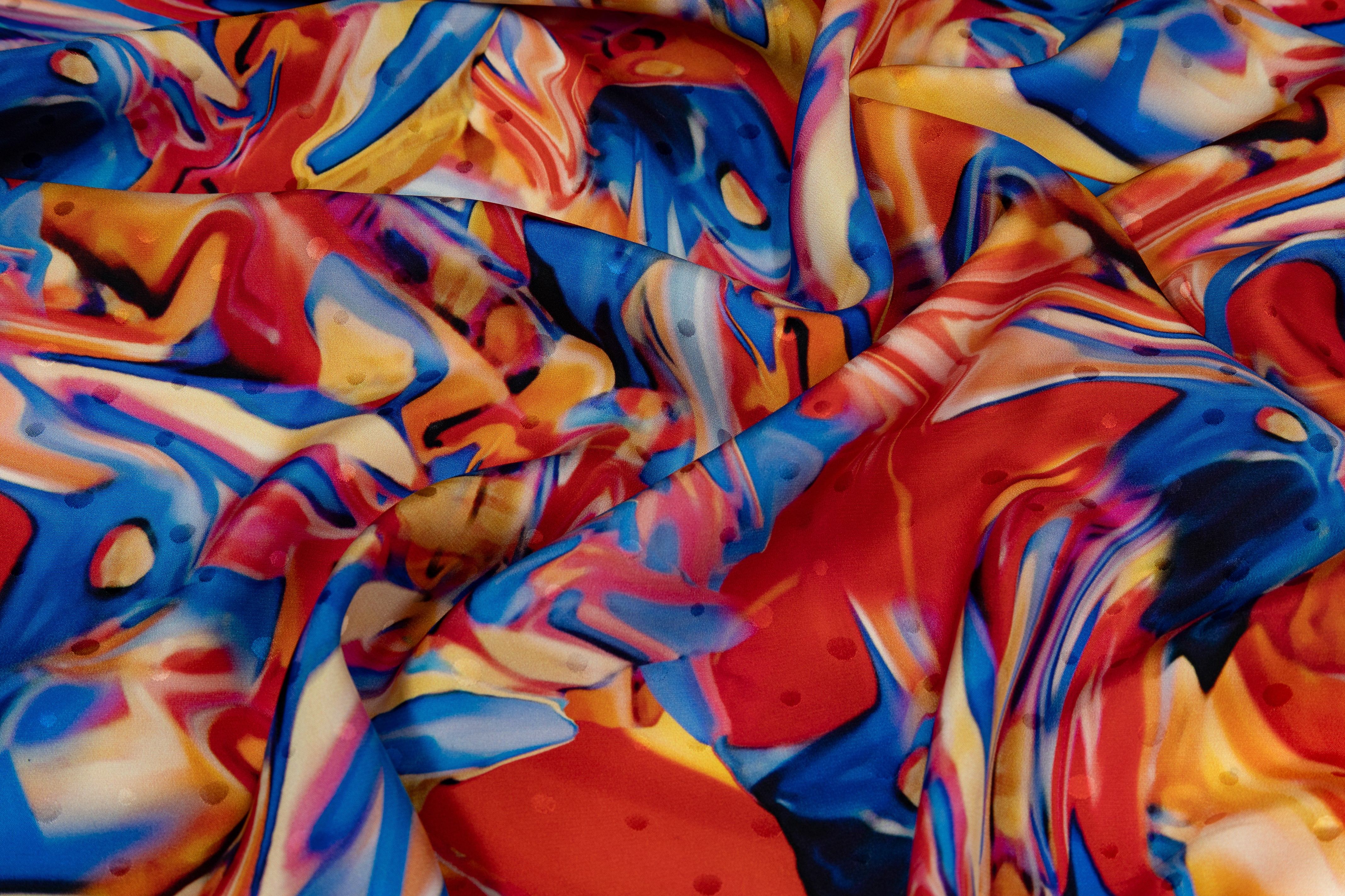 Emanuel Ungaro - Printed Italian Silk Jacquard - Multicolor
