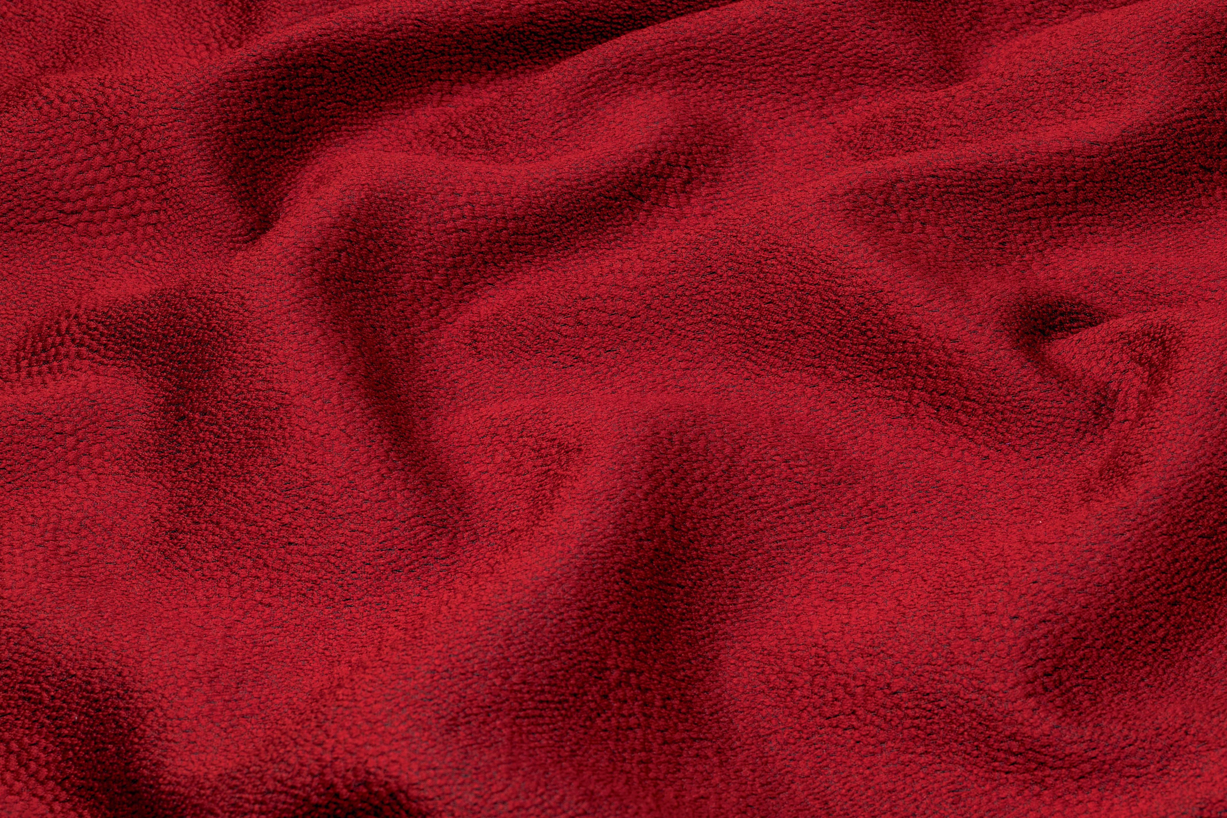 Textured Italian Brocade - Red