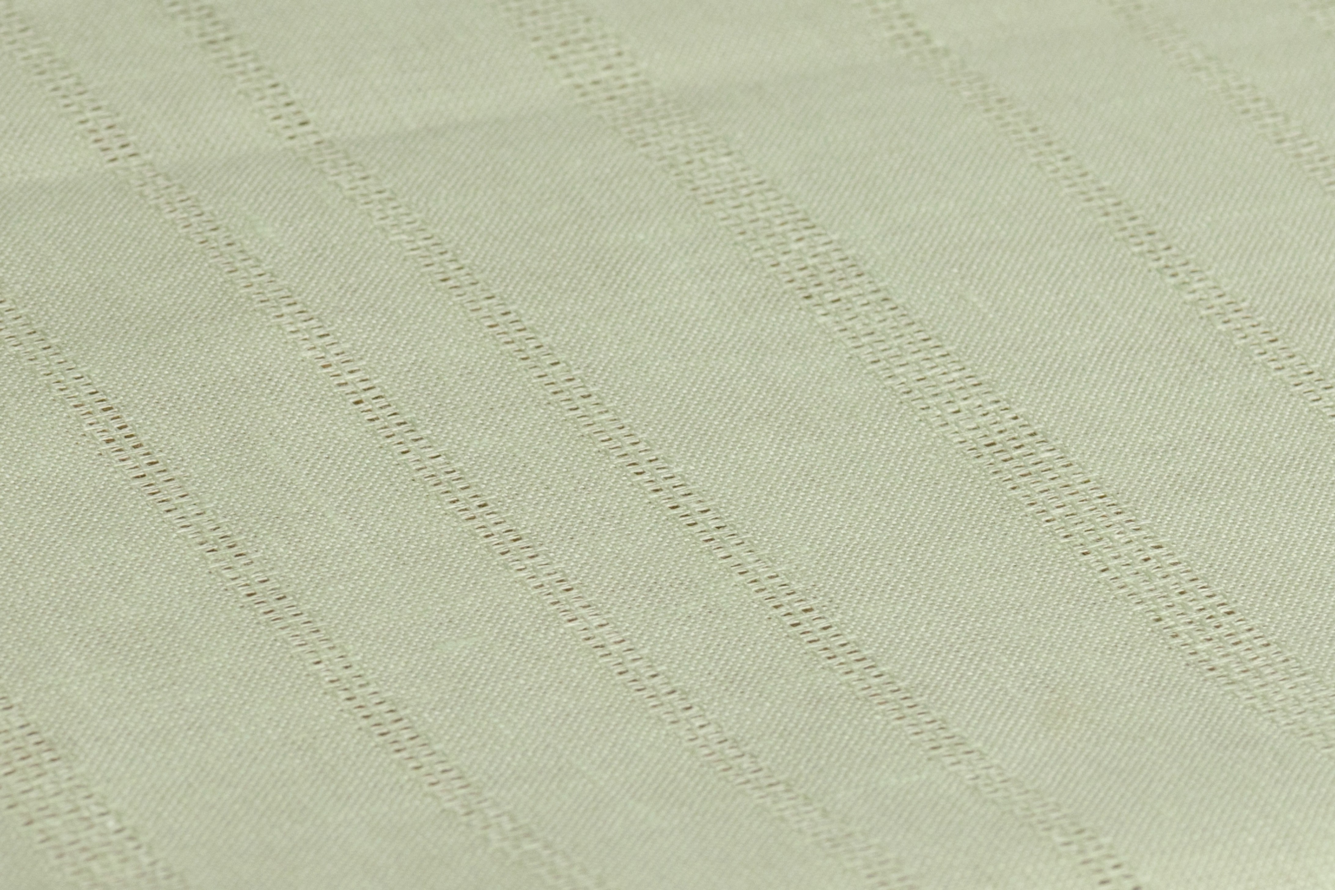 Striped Viscose Linen Blend - Green
