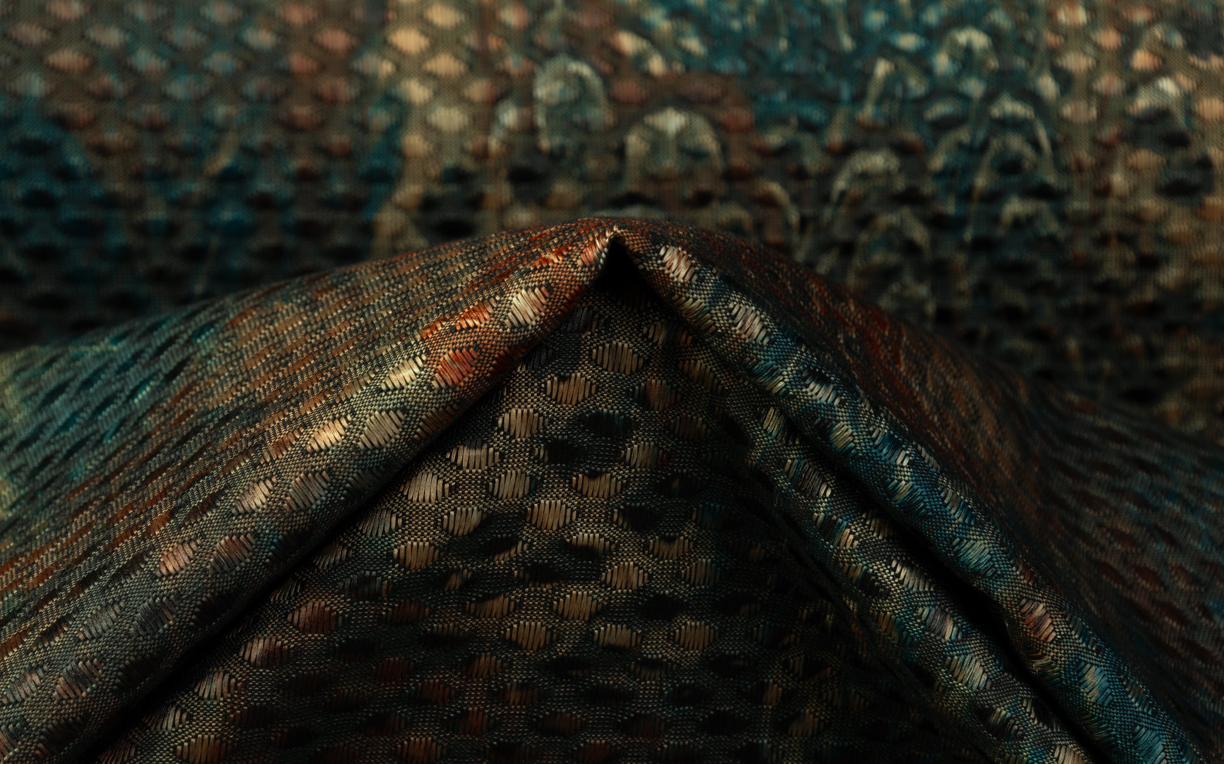 Printed Italian Diamond Brocade