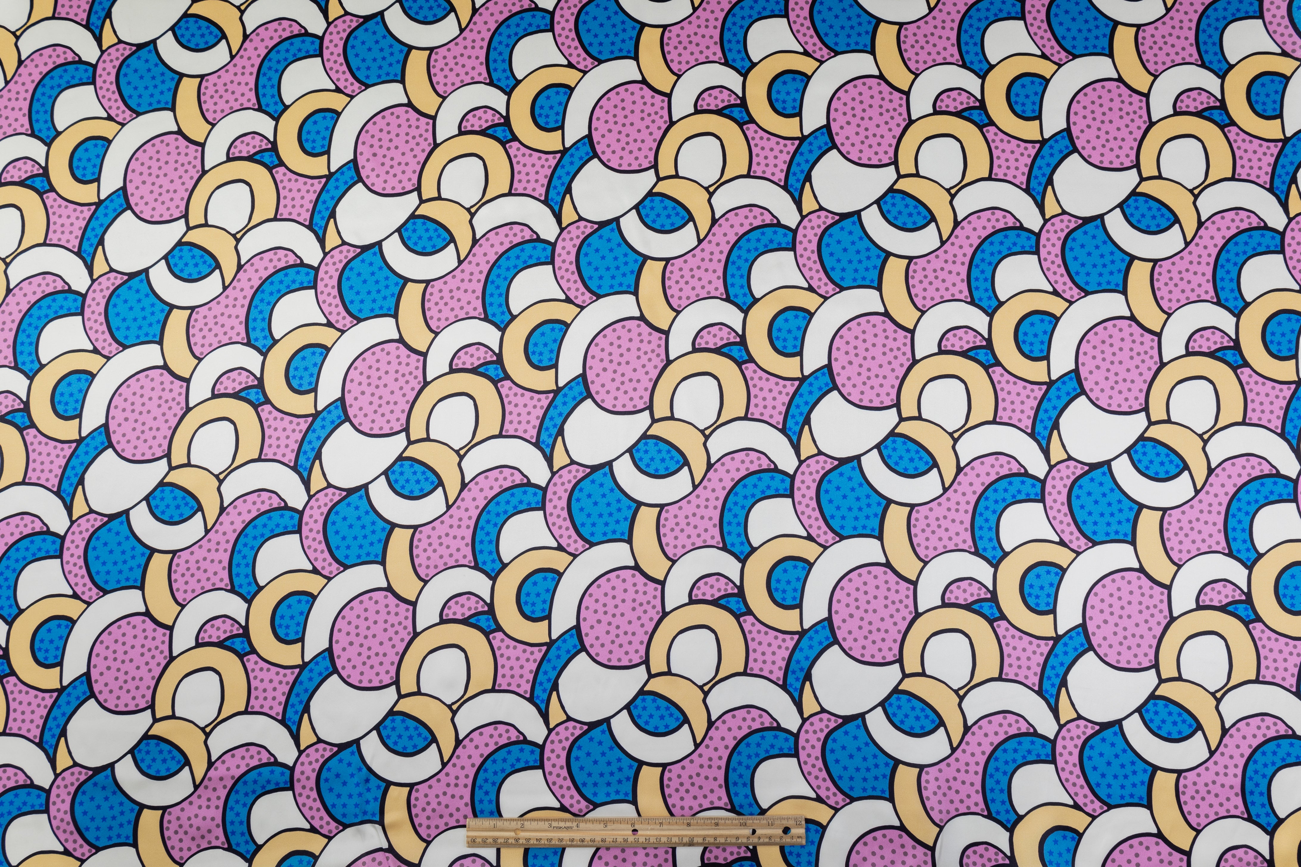 Printed Italian Silk Charmeuse - Multicolor