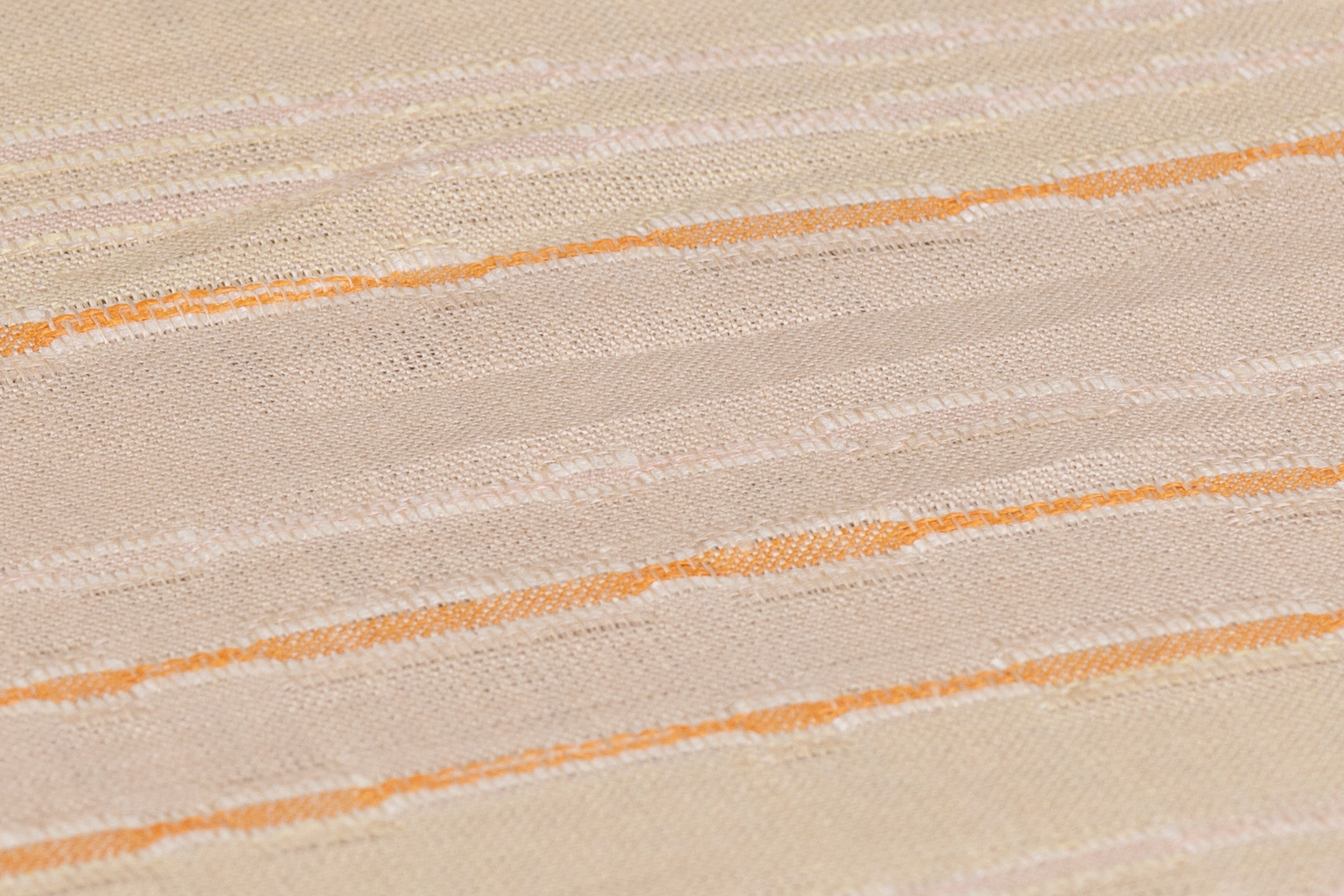 Novelty Striped Cotton Linen Blend - Beige