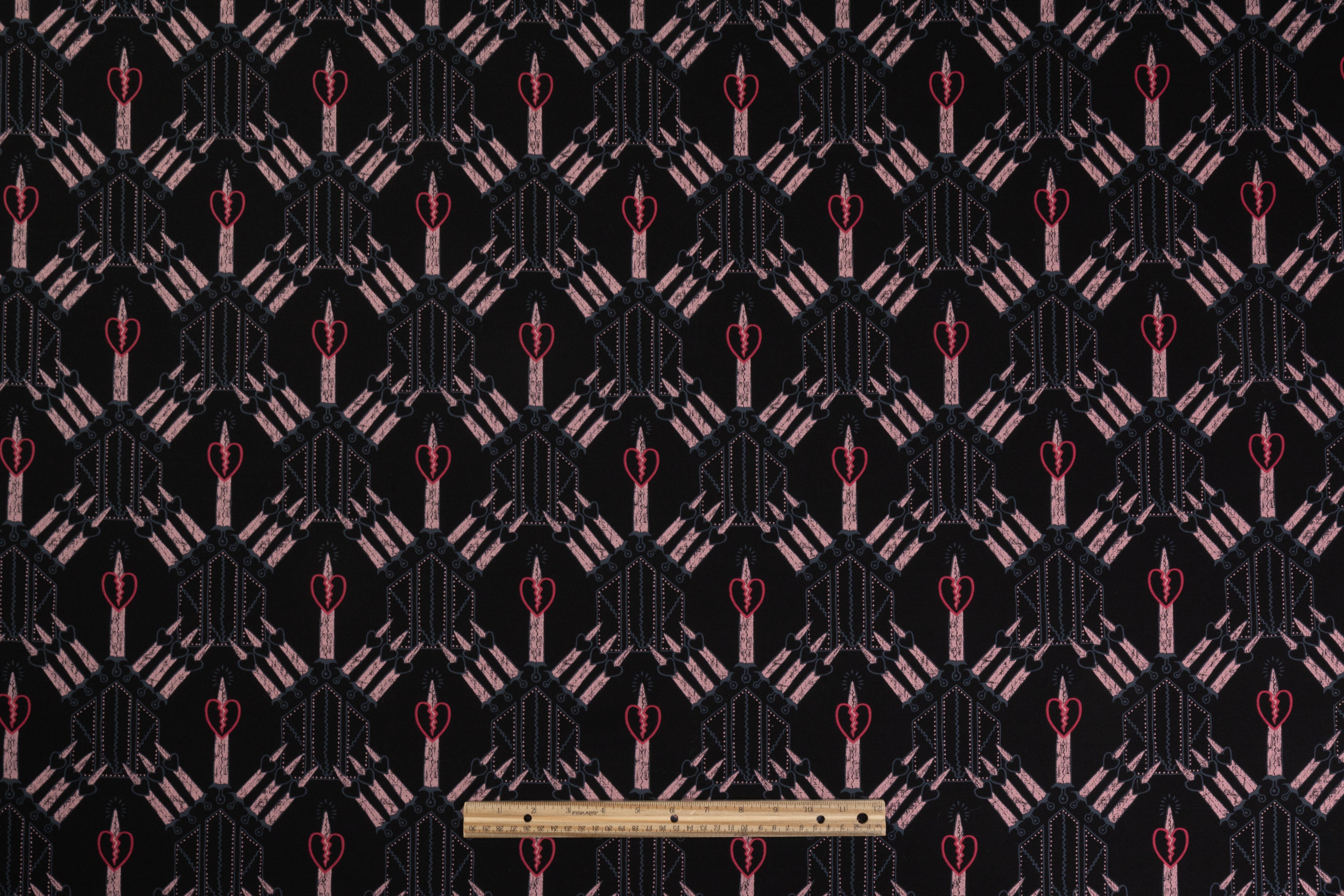 Valentino - Silk and Wool Crepe - Black / Pink